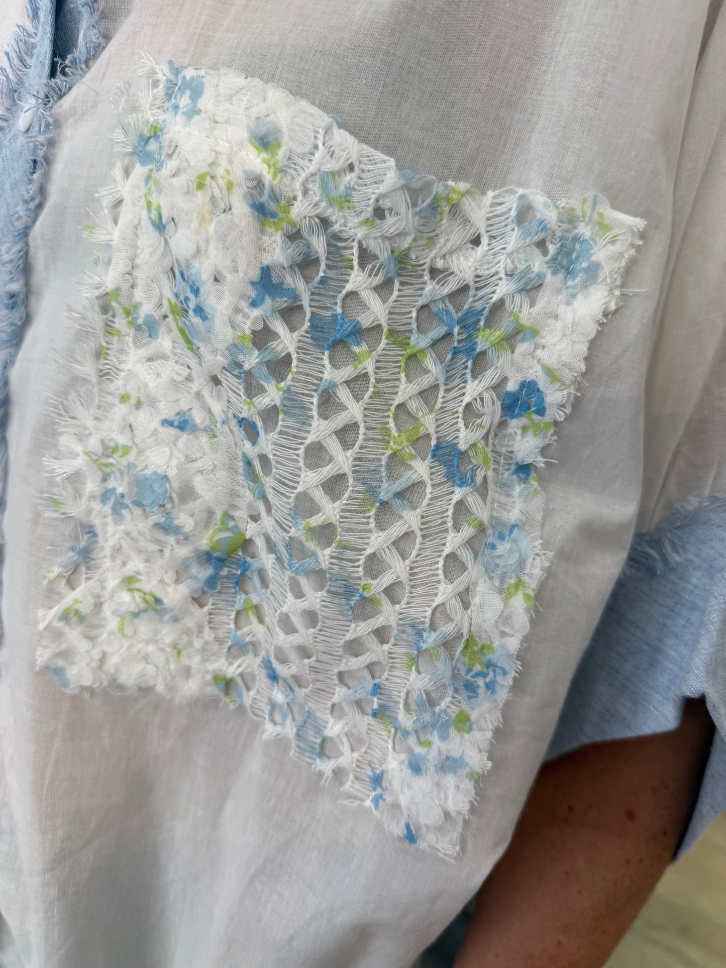 Chemise fleur des champs