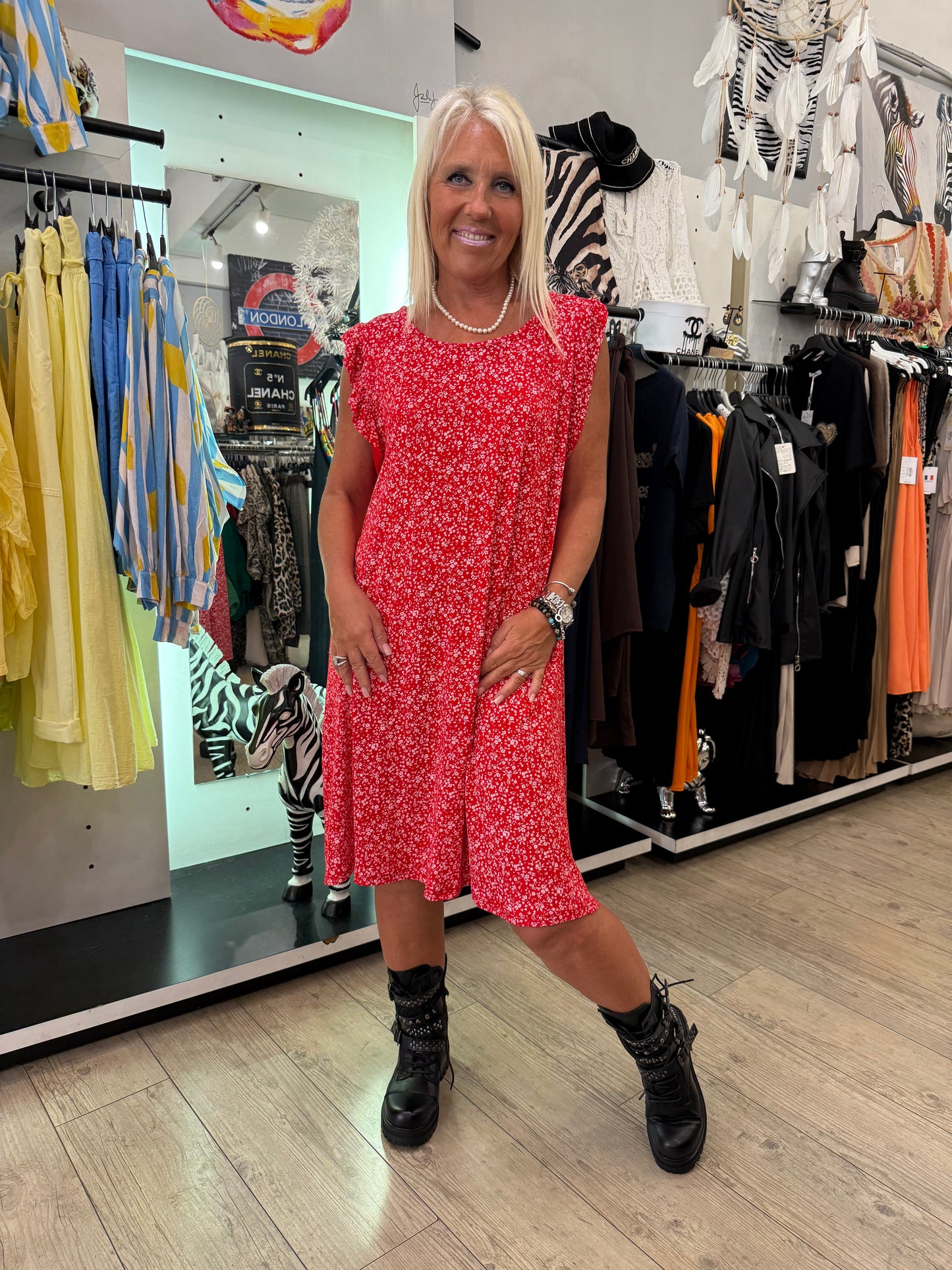 Robe liberty rouge