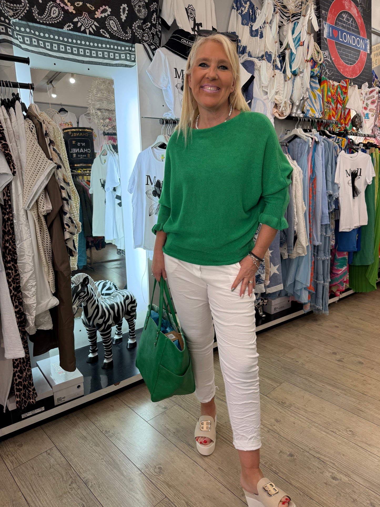 Pull rêve vert