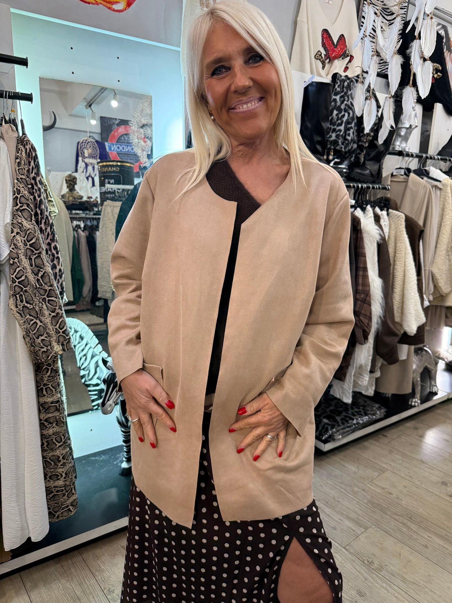 Veste fly beige