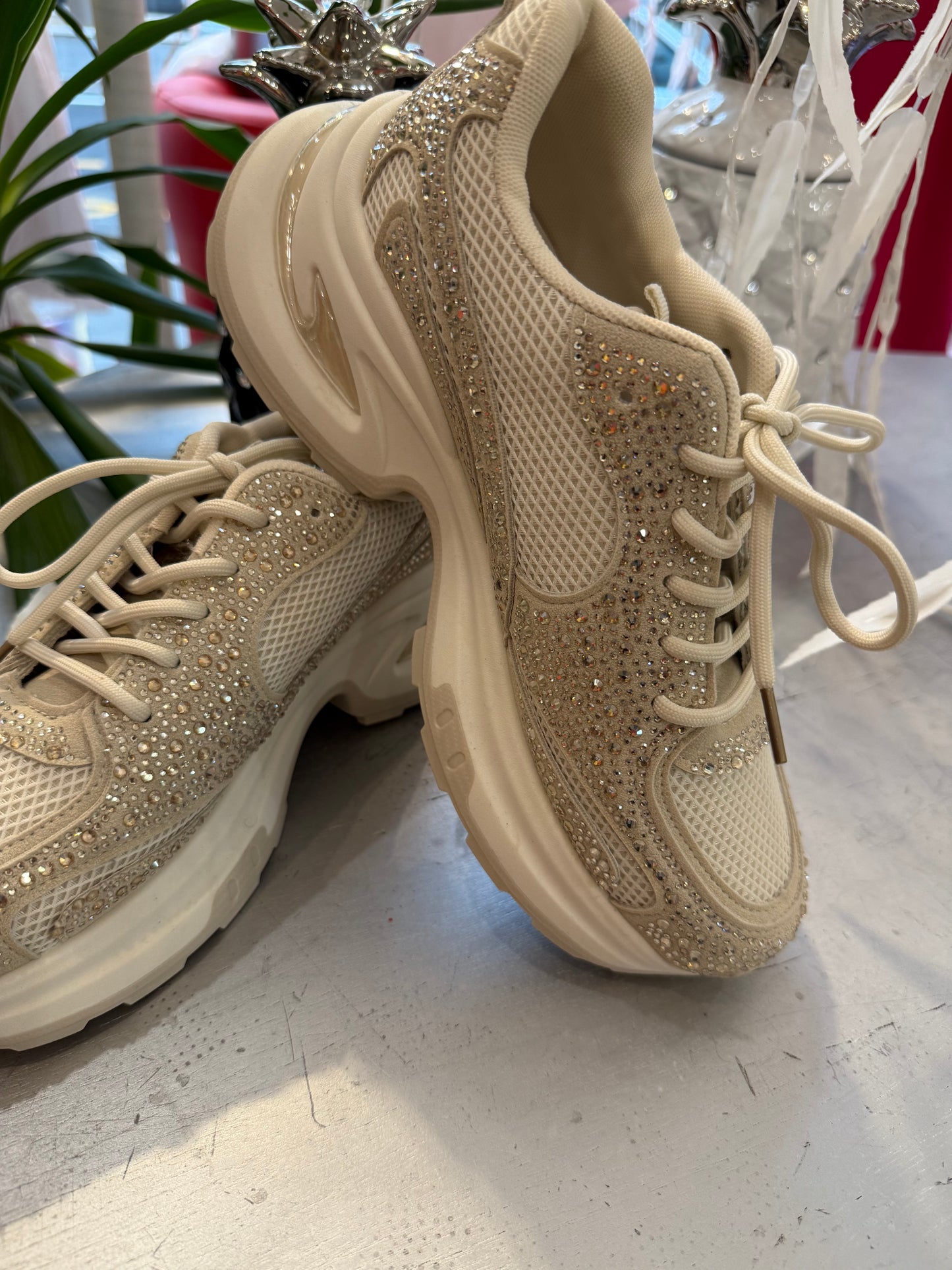 Baskets beige