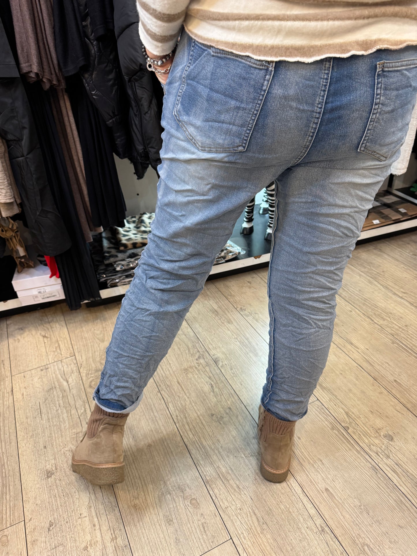Jean ceinture Léo