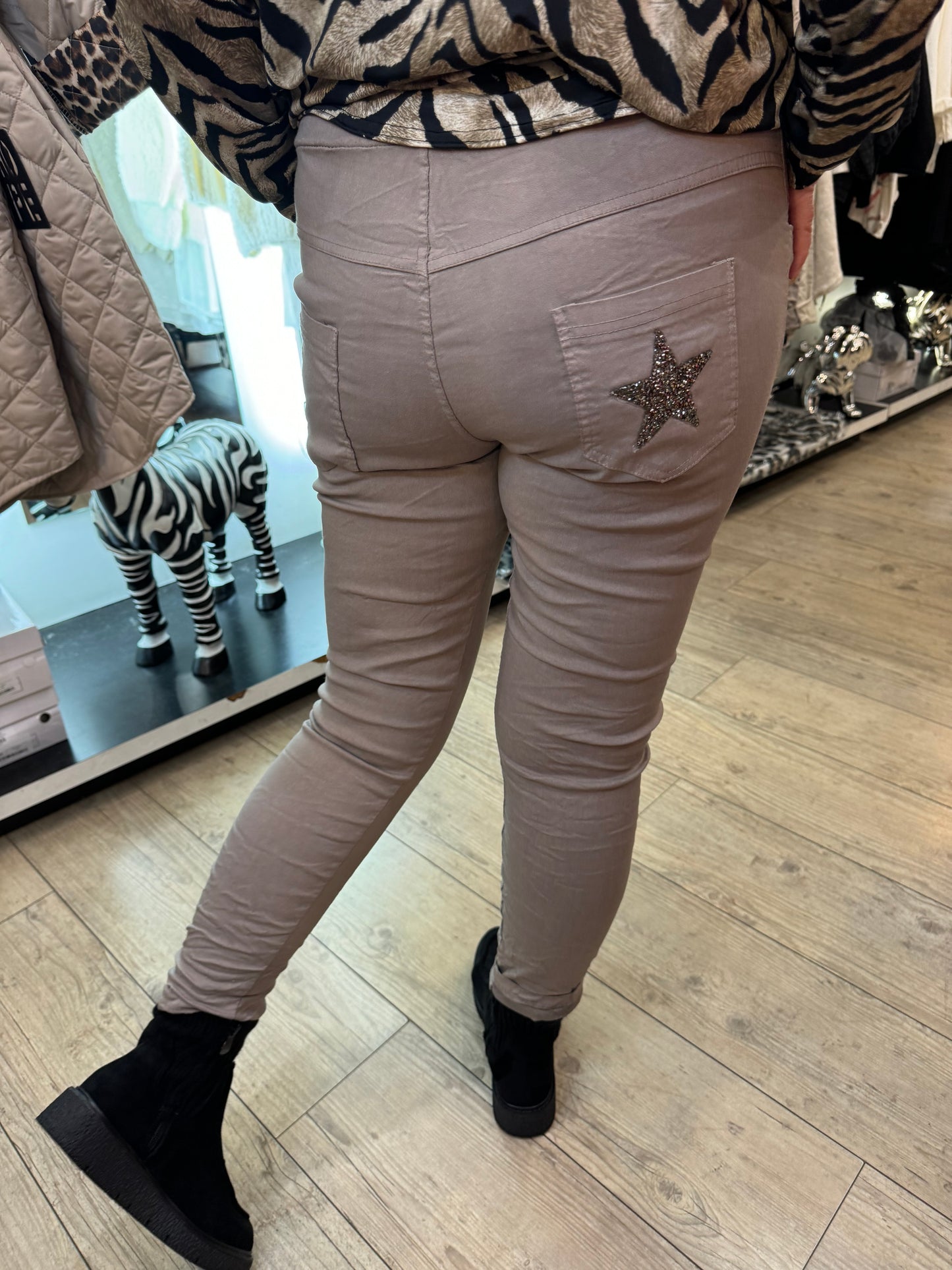 Pantalon magique taupe