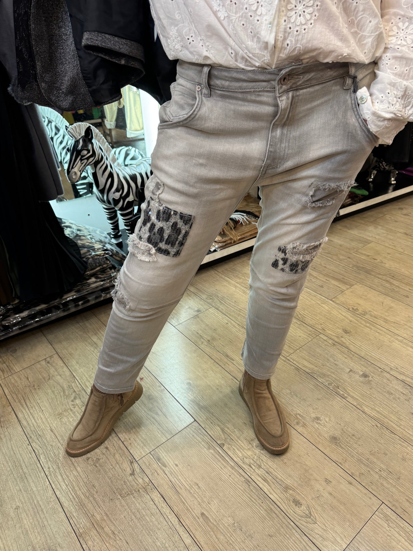 Jean gris