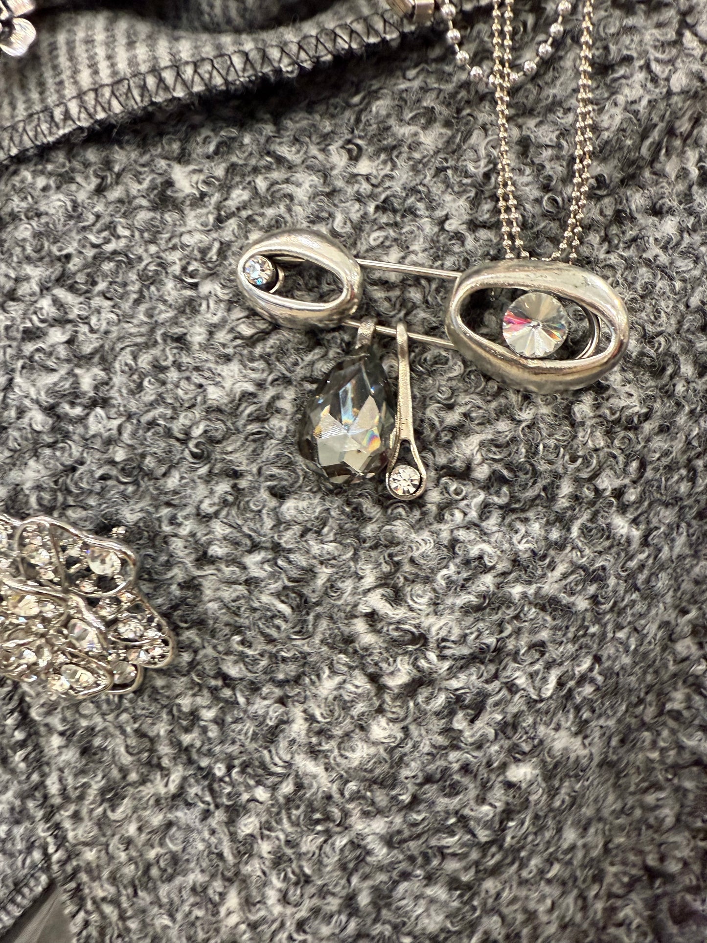 Broche diamant