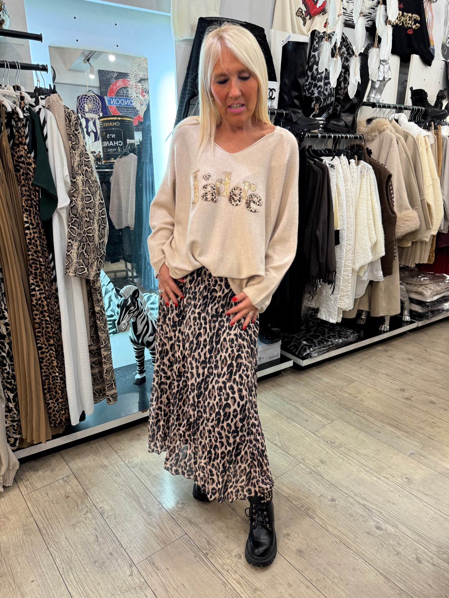Pull j adore beige