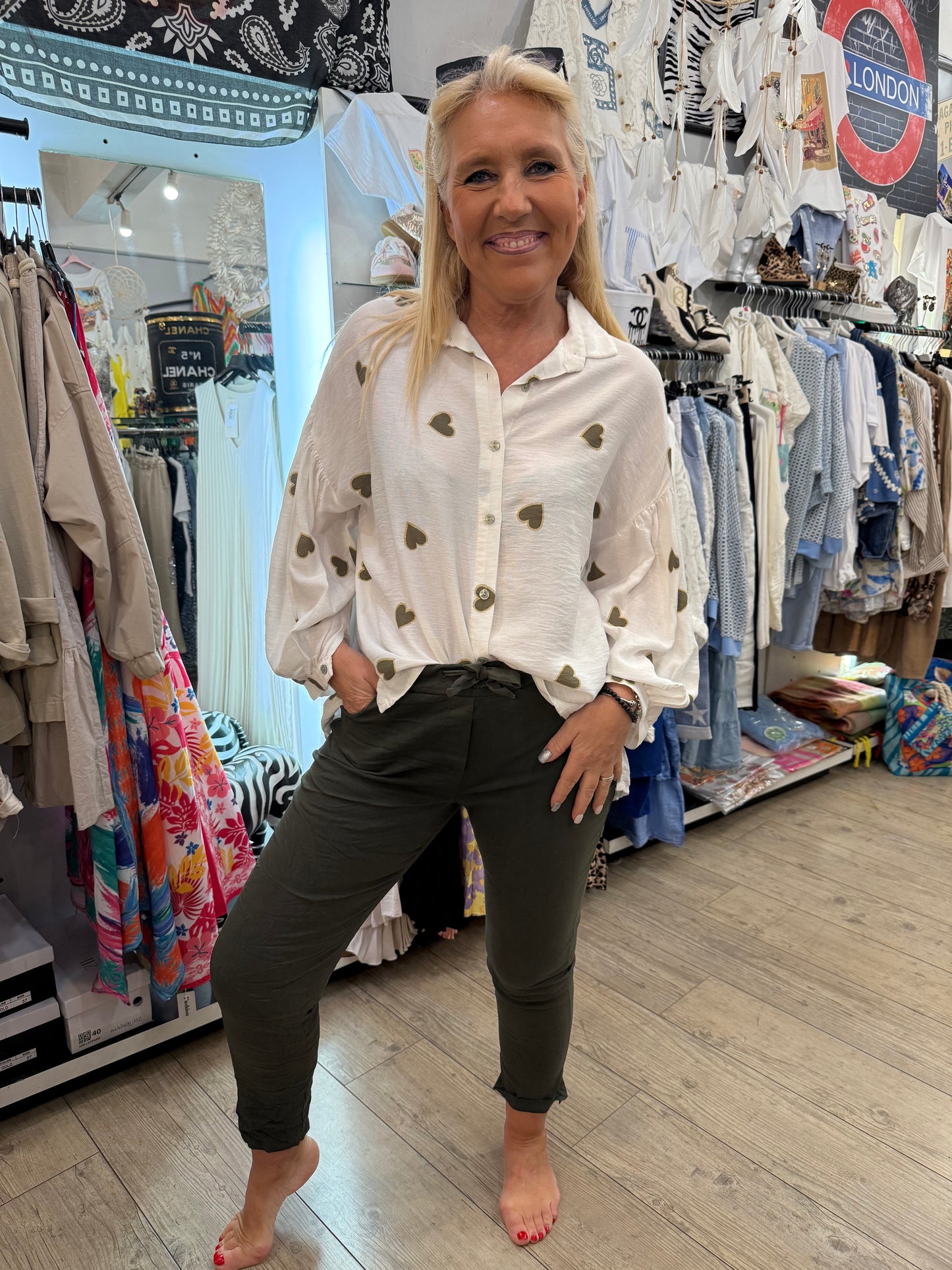 Pantalon magique kaki