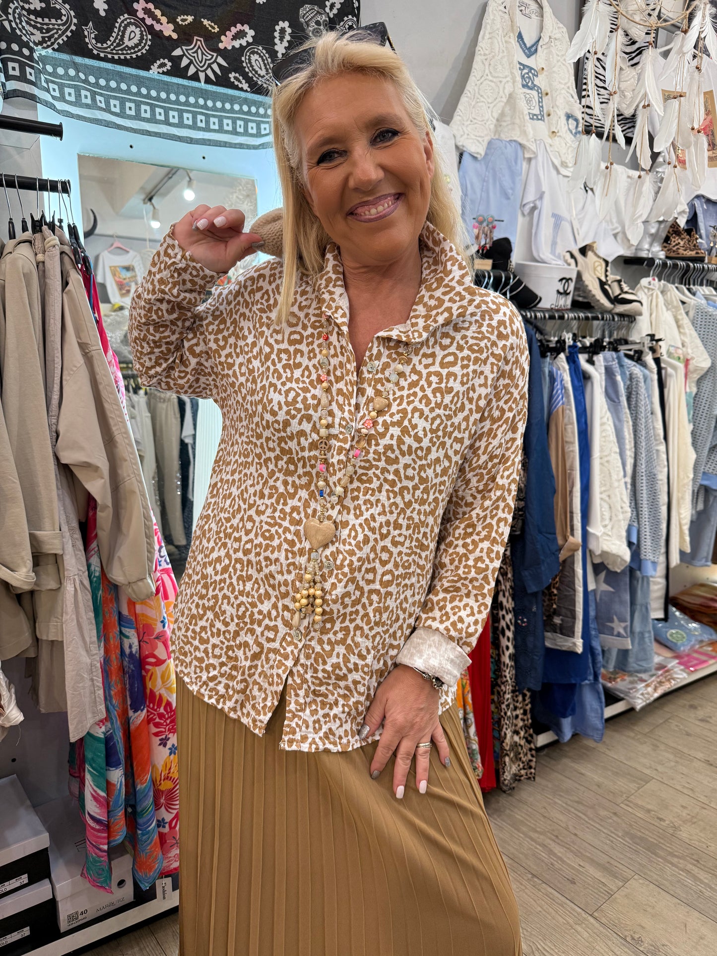 Chemise Julie camél