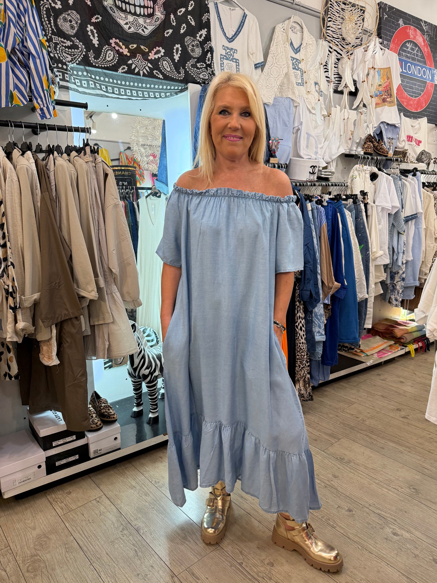 Robe tencel Carmen