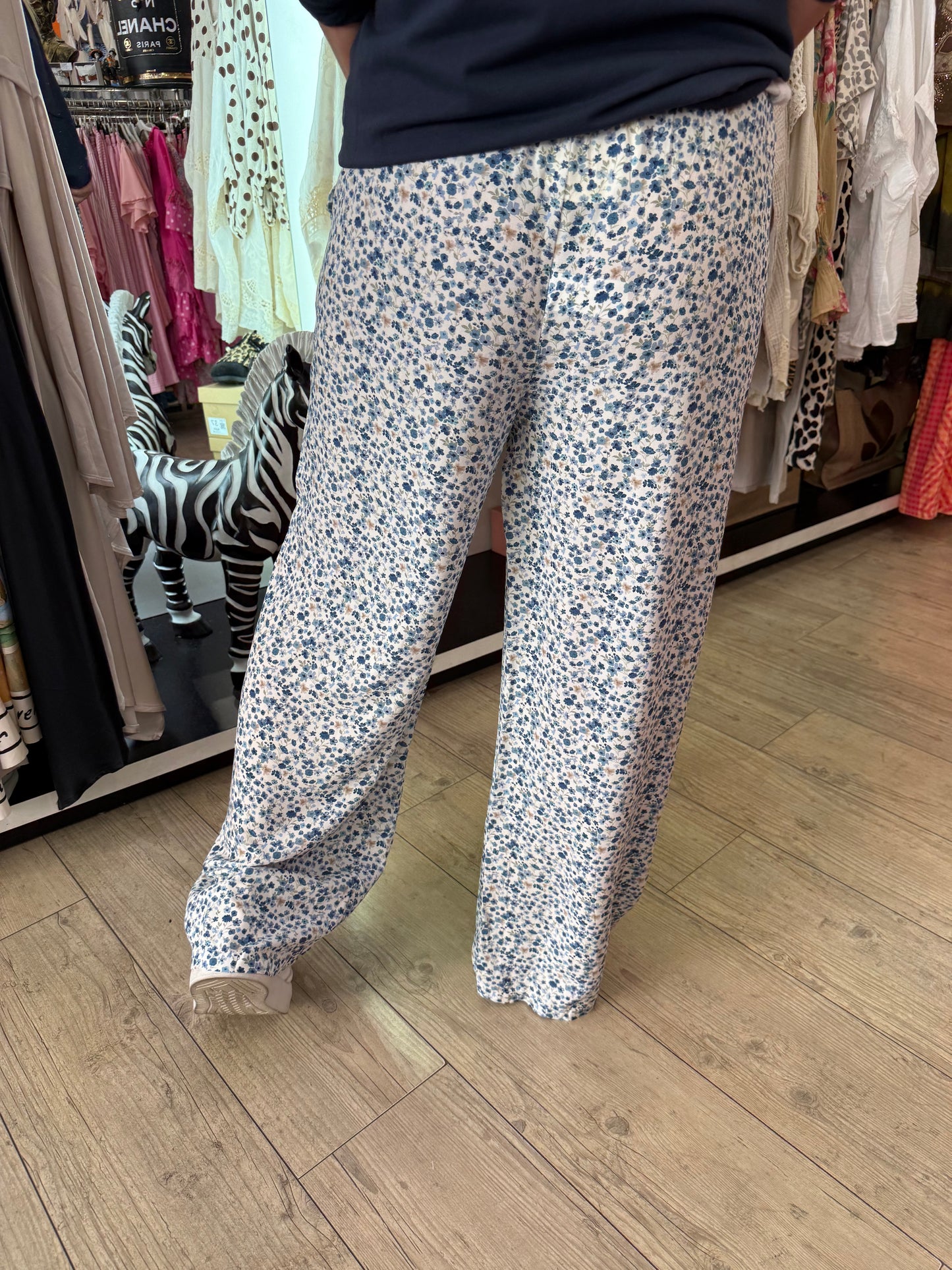 Pantalon suzie bleu