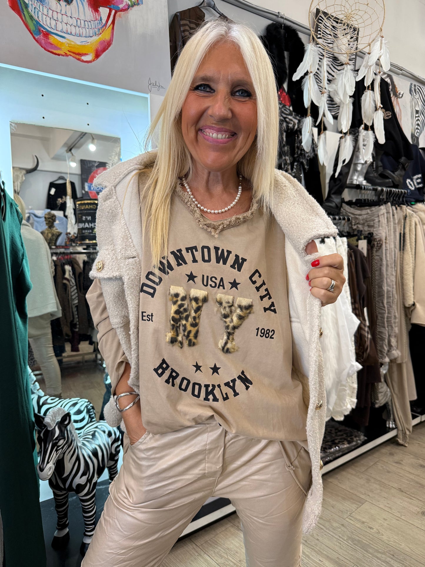Gilet Oslo beige