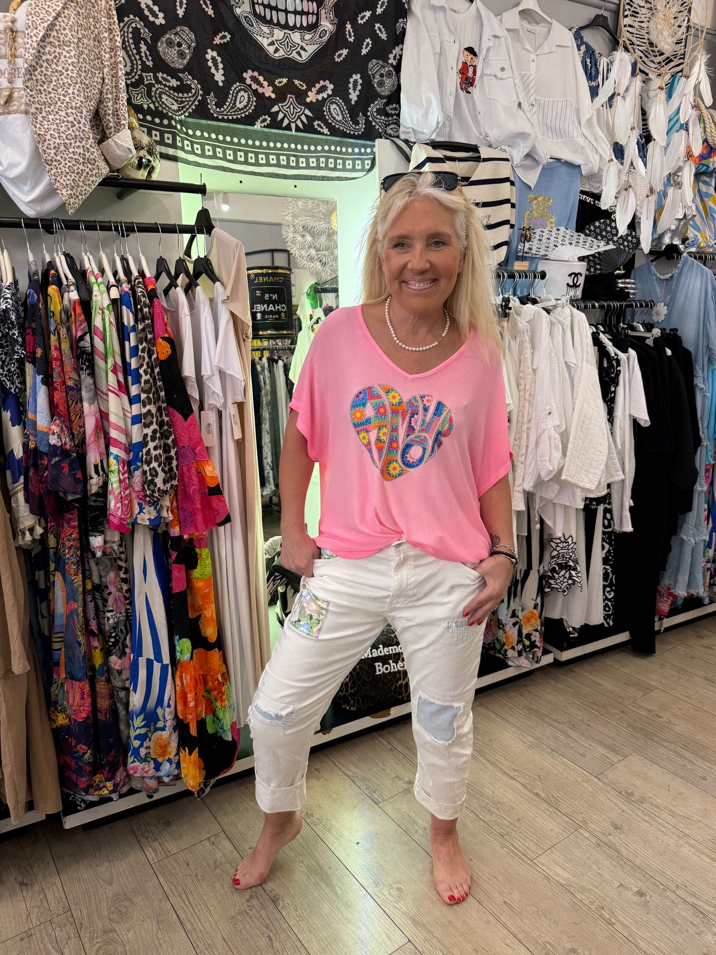 Pantalon blanc baya