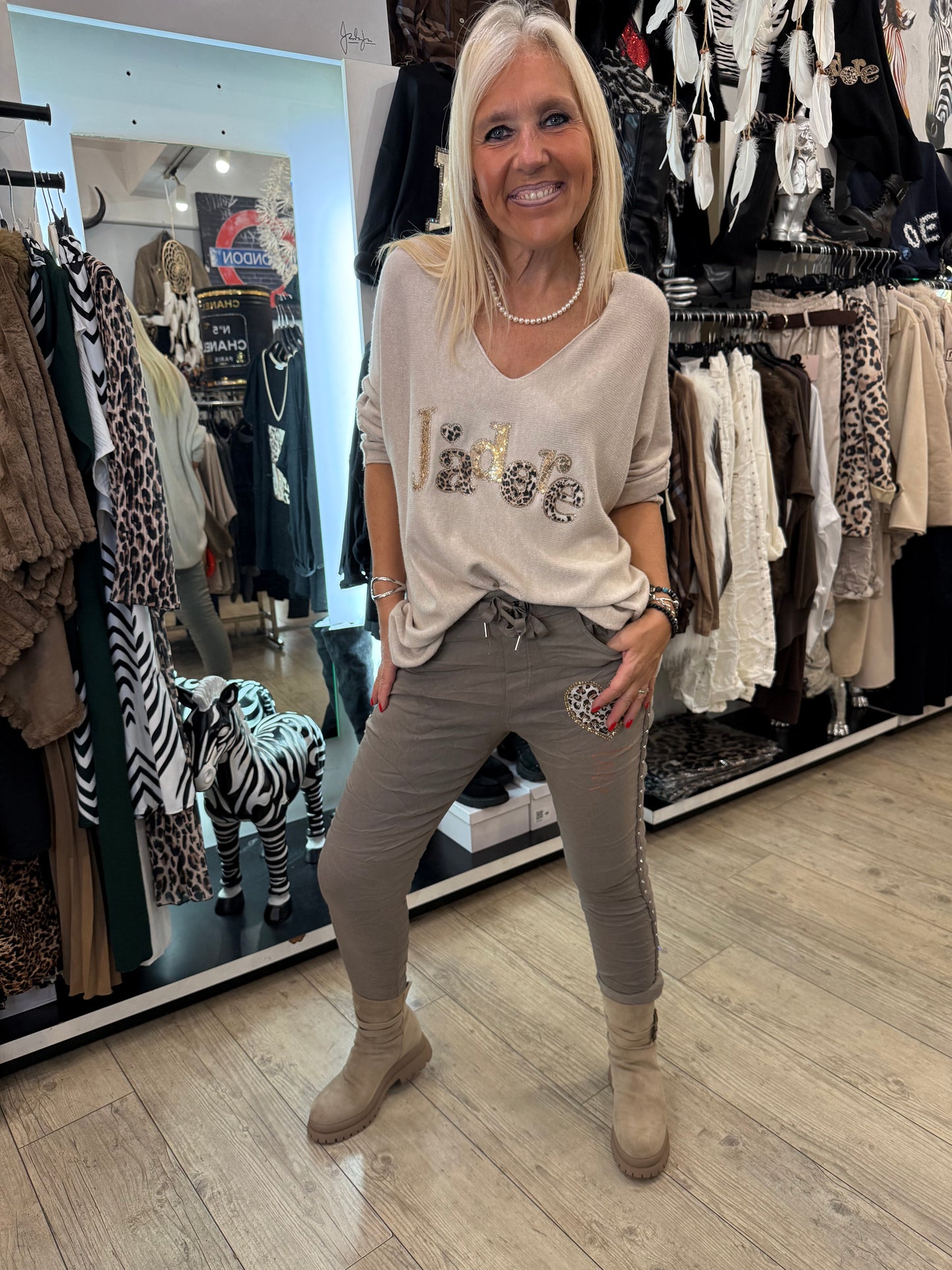 Pantalon love taupe
