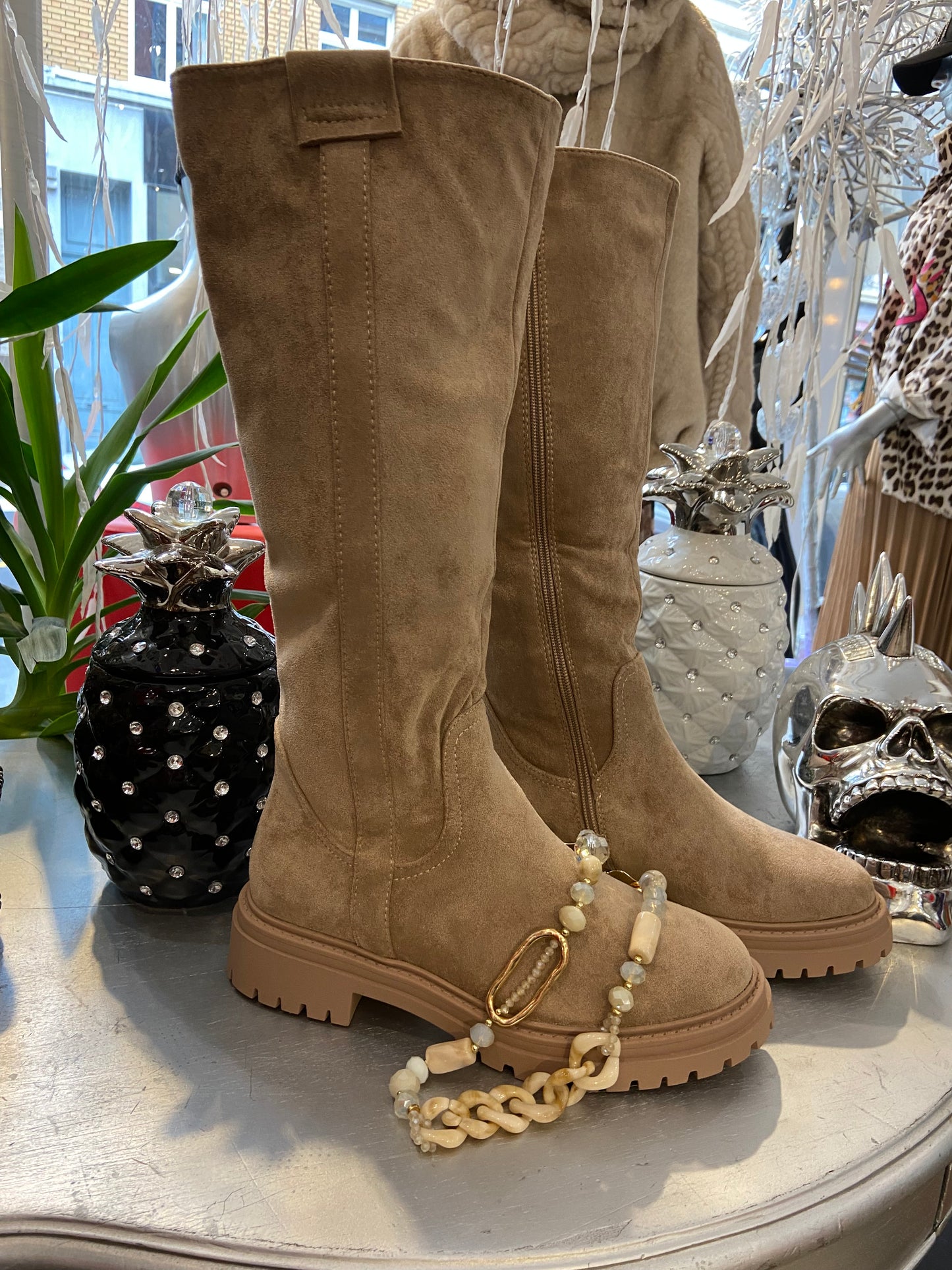 Boots bottes beige