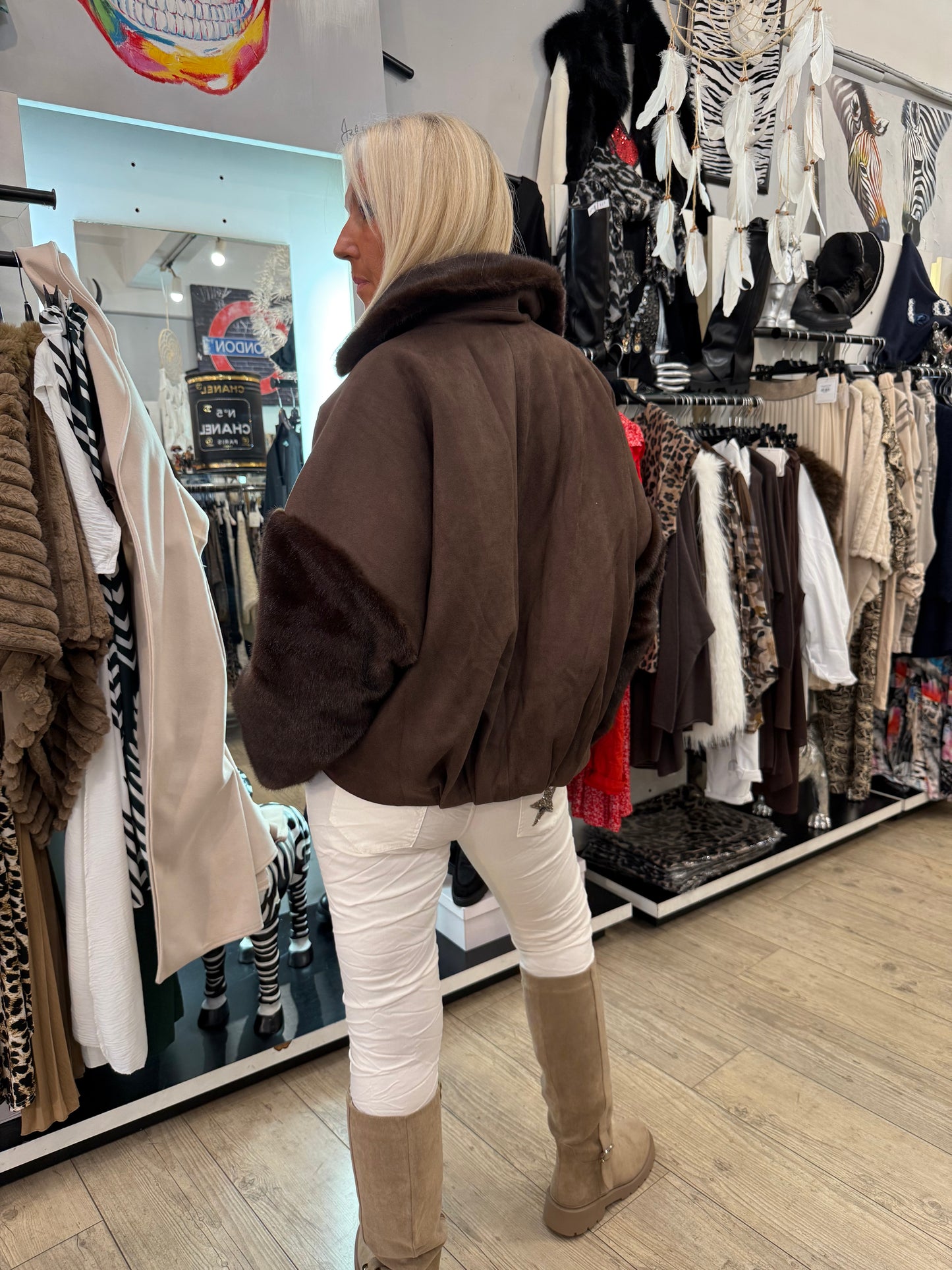 Blouson choco doudoune