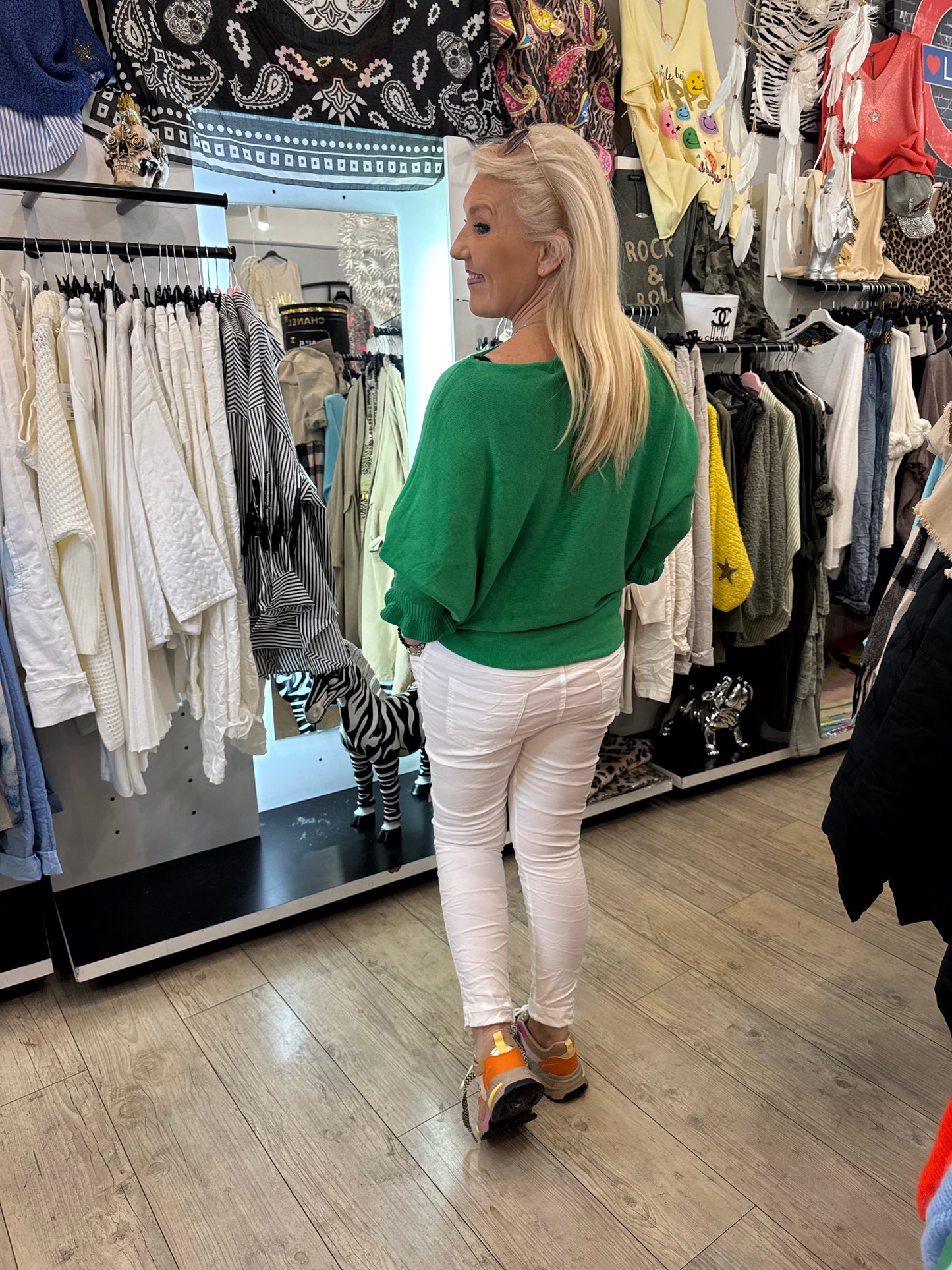 Pull rêve vert