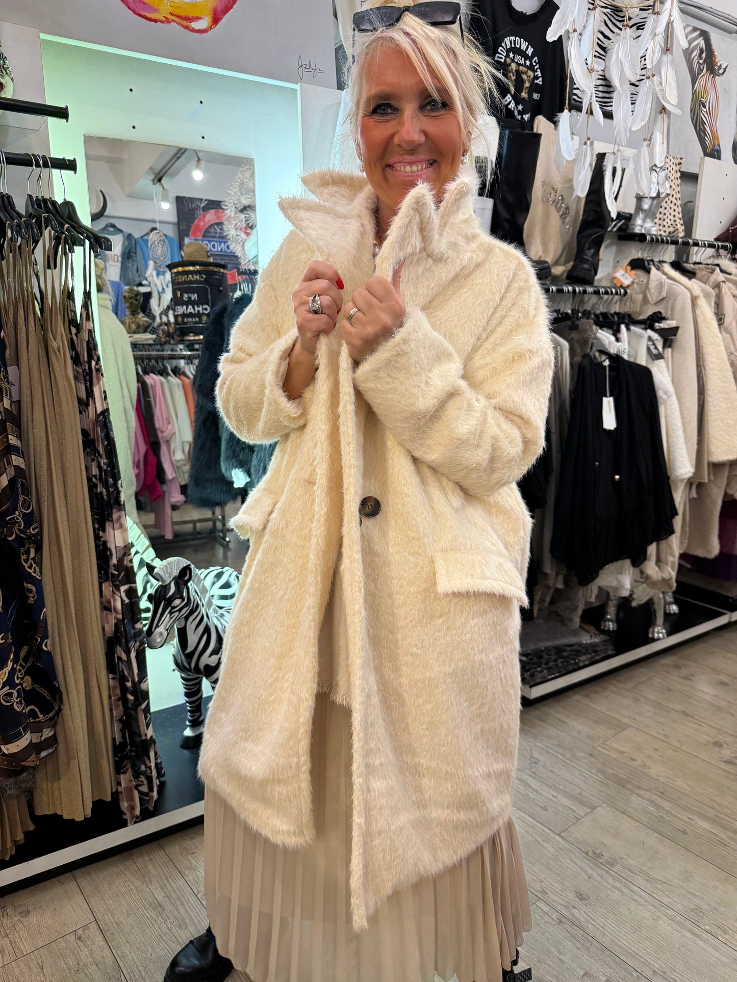 Manteau Charly écru