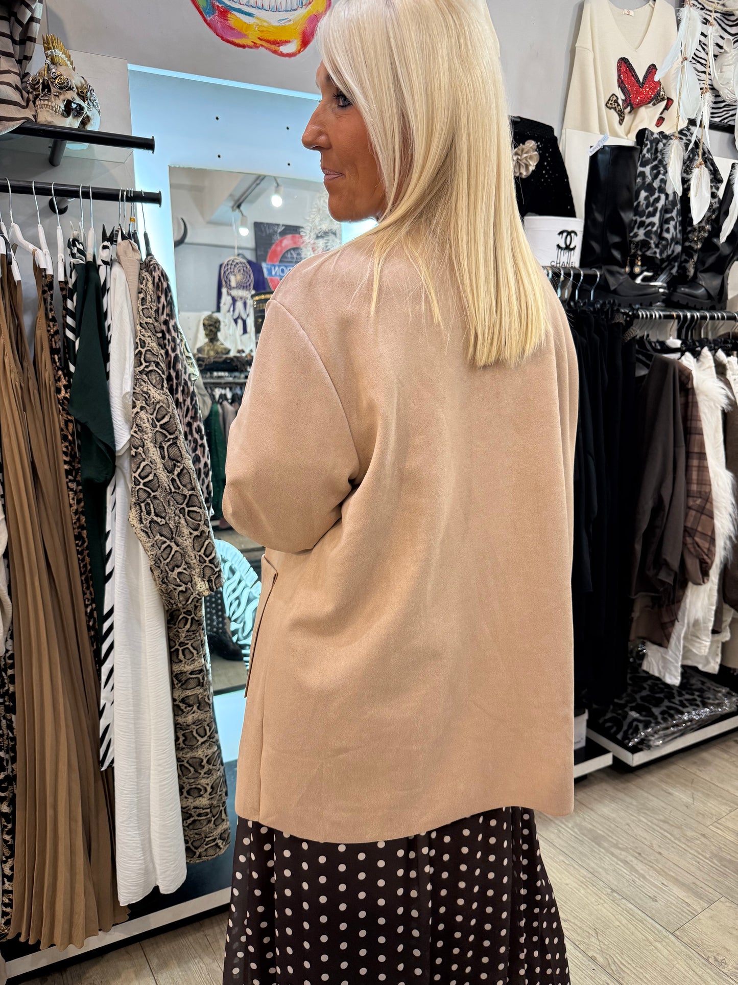 Veste fly beige