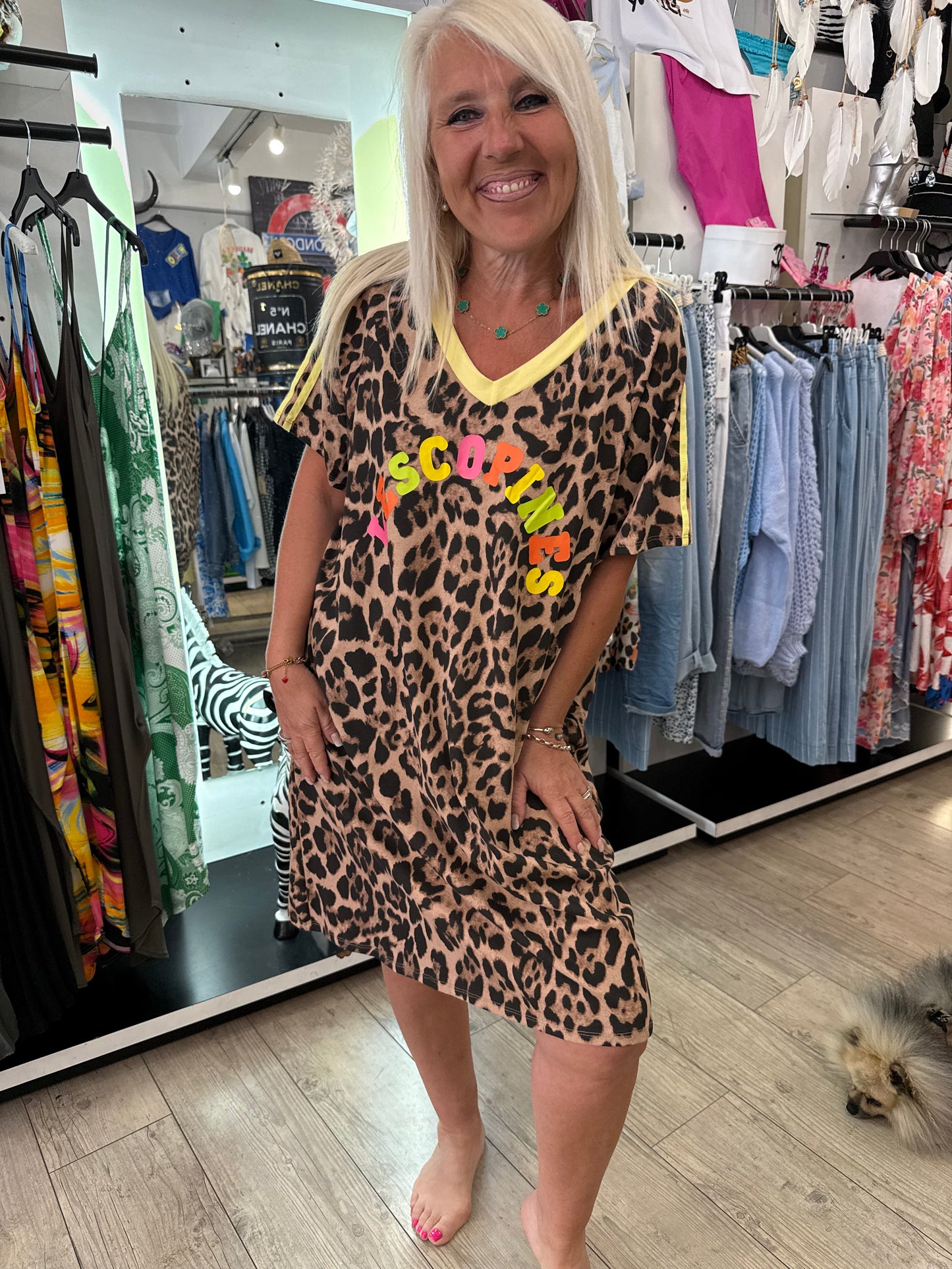 Robe les copines jaune