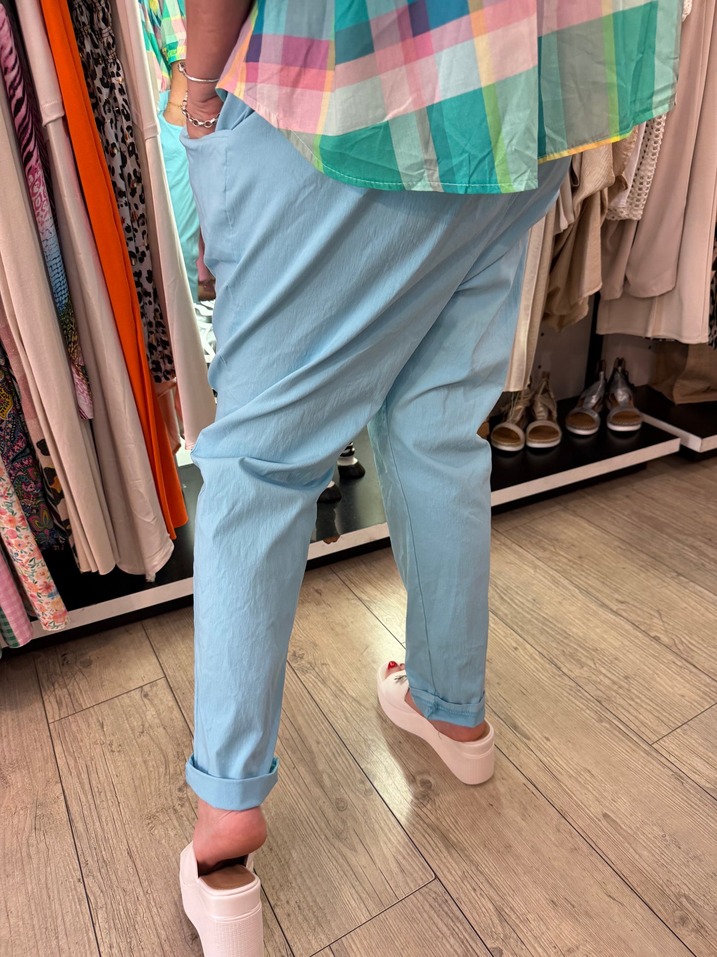 Pantalon magique gde taille ciel