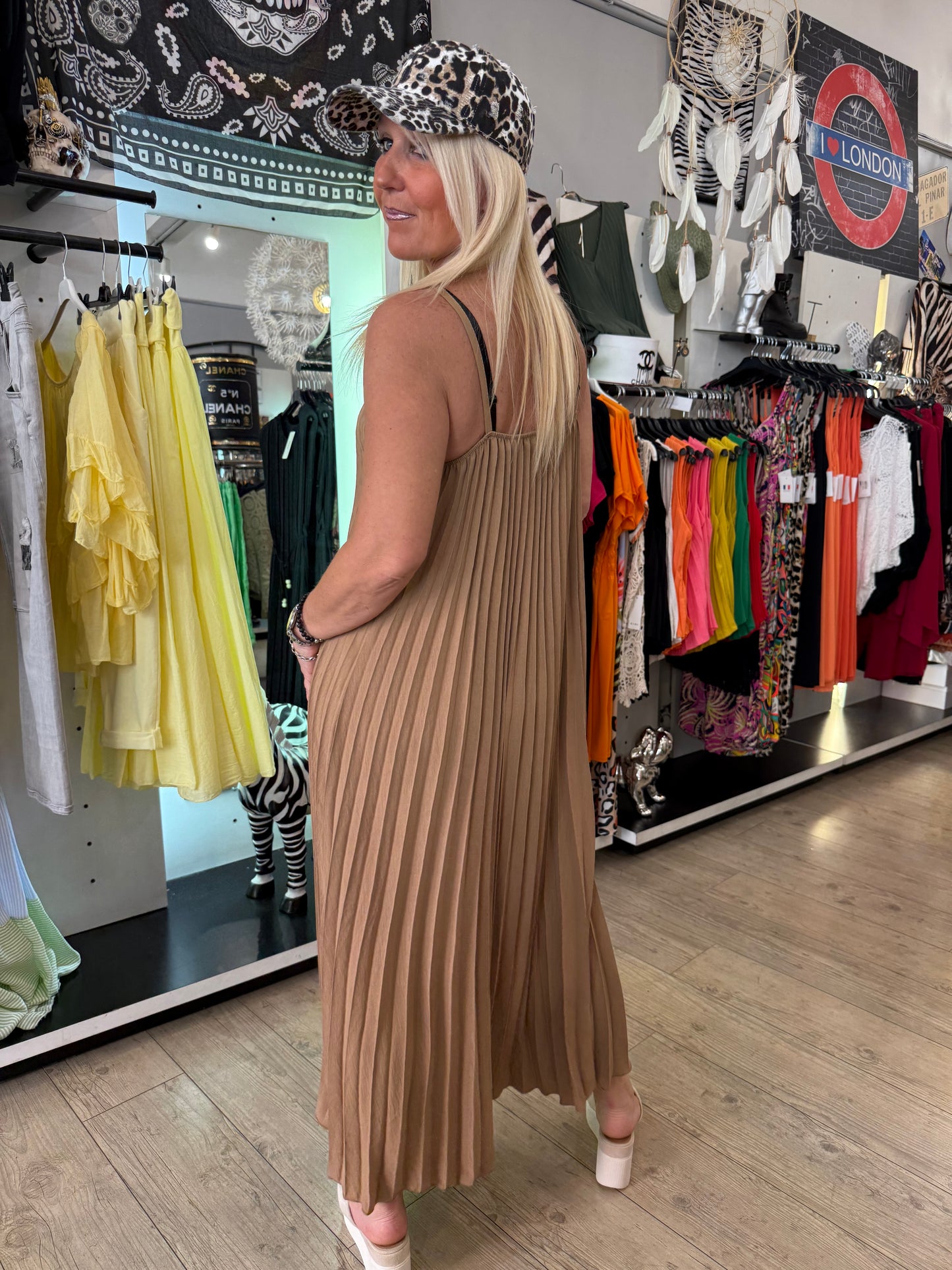 Robe Ève camél