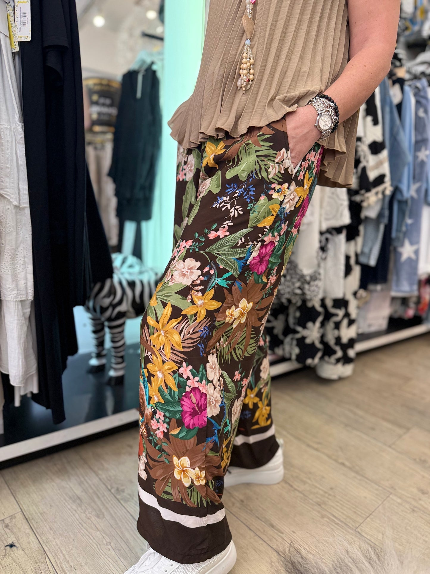 Pantalon Florine chocco