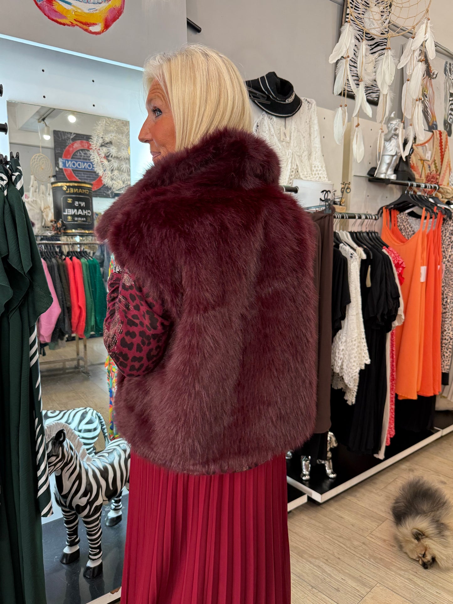 Gilet bordeaux Aldo