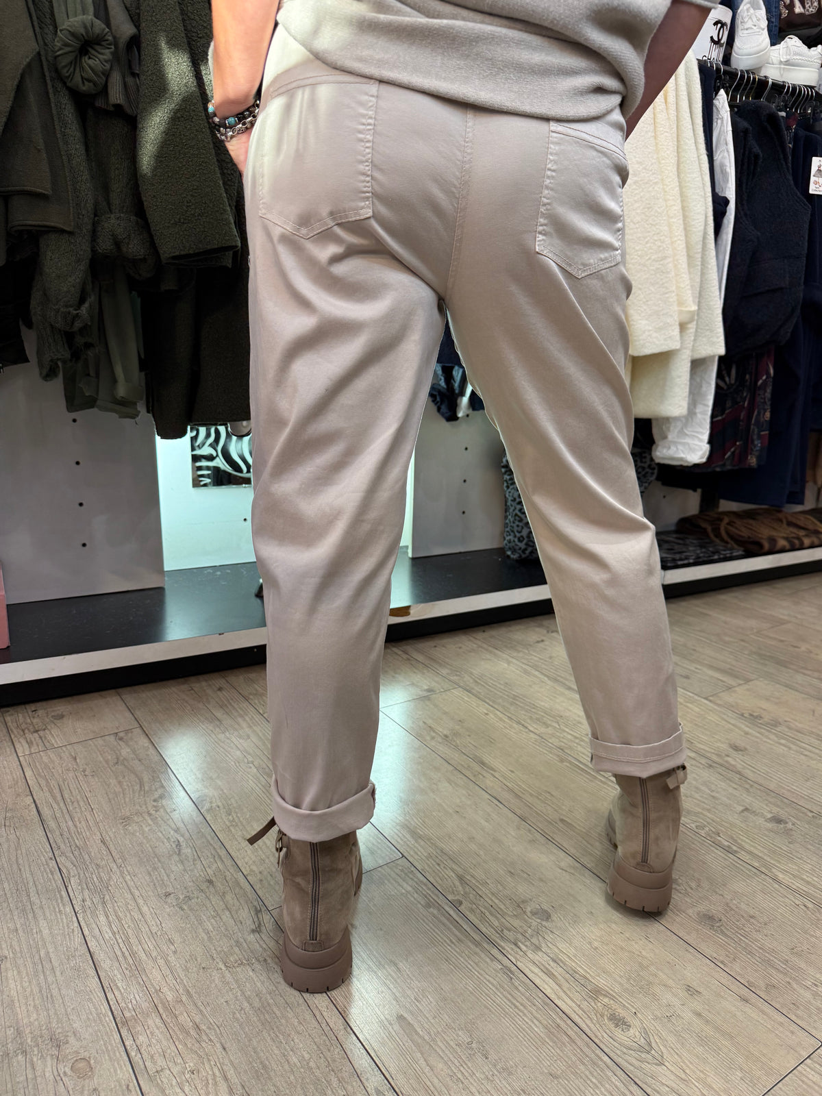 Pantalon chino beige