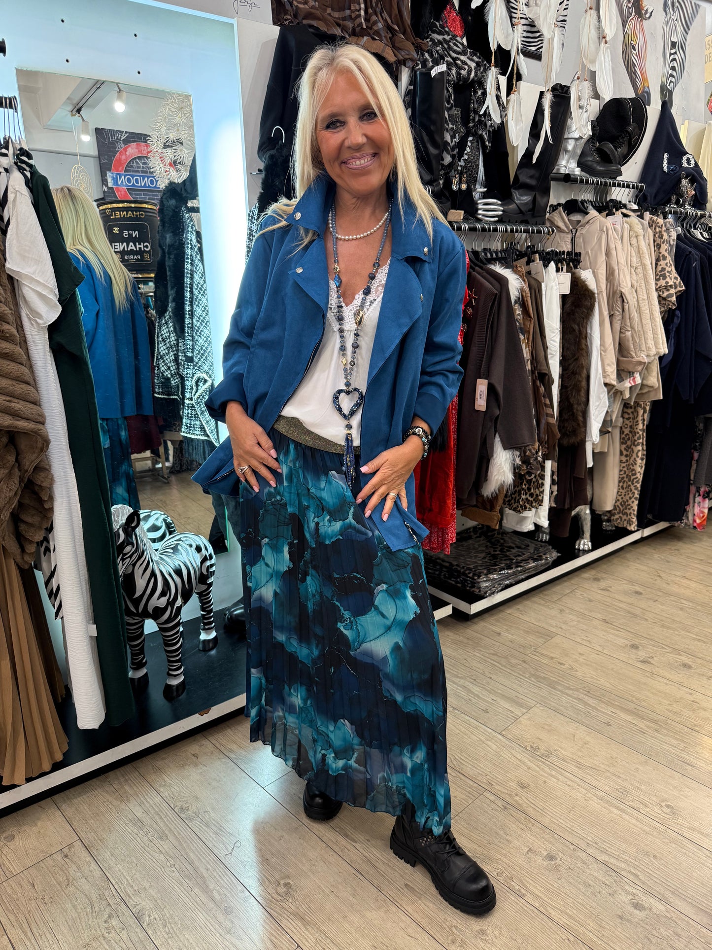Veste bleue