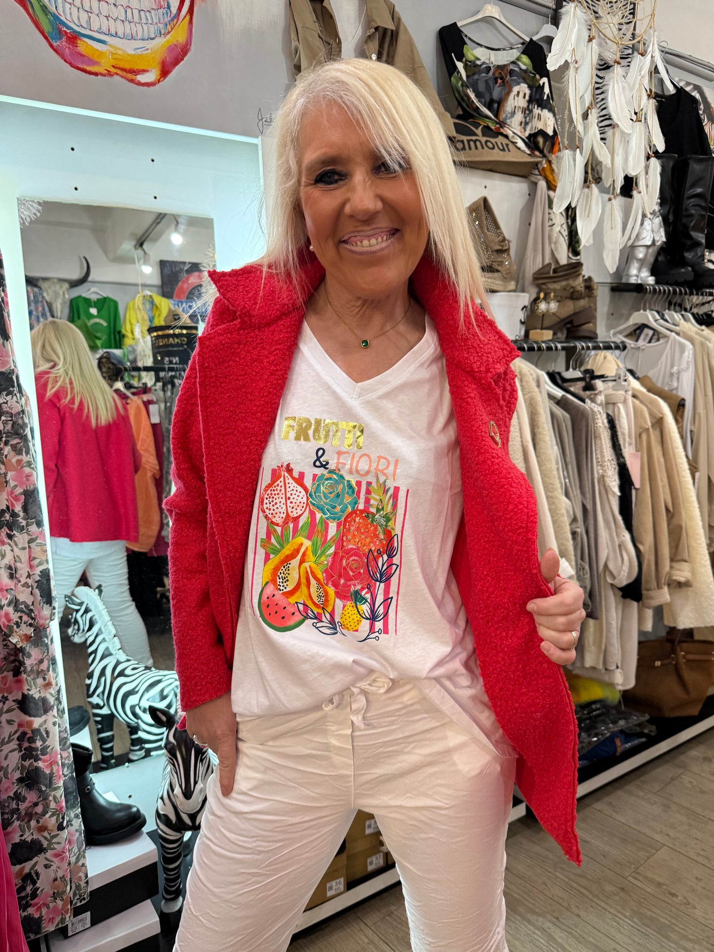 T shirt oversize frutti