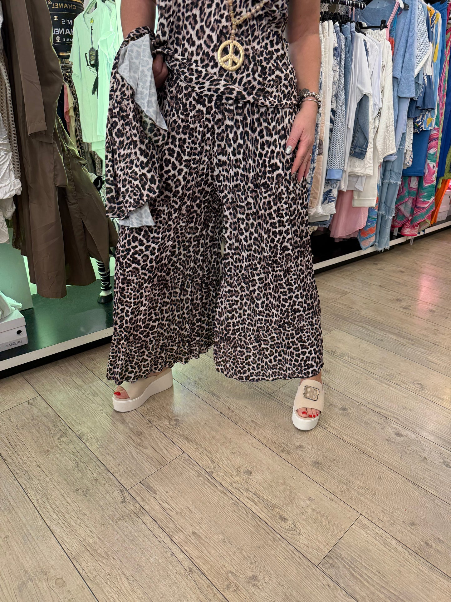Pantalon palazzo ambre Léo