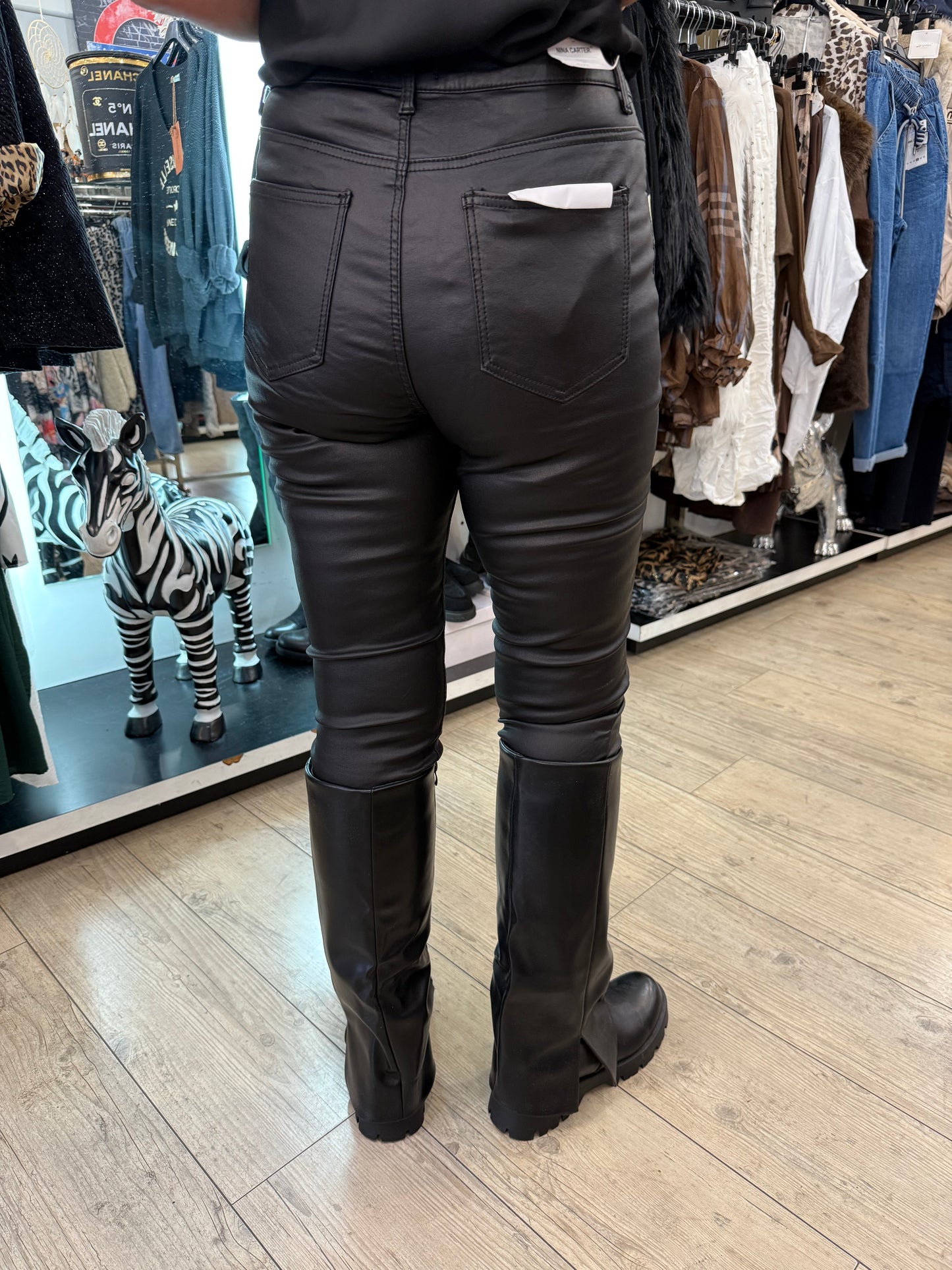 Pantalon simili Leslie