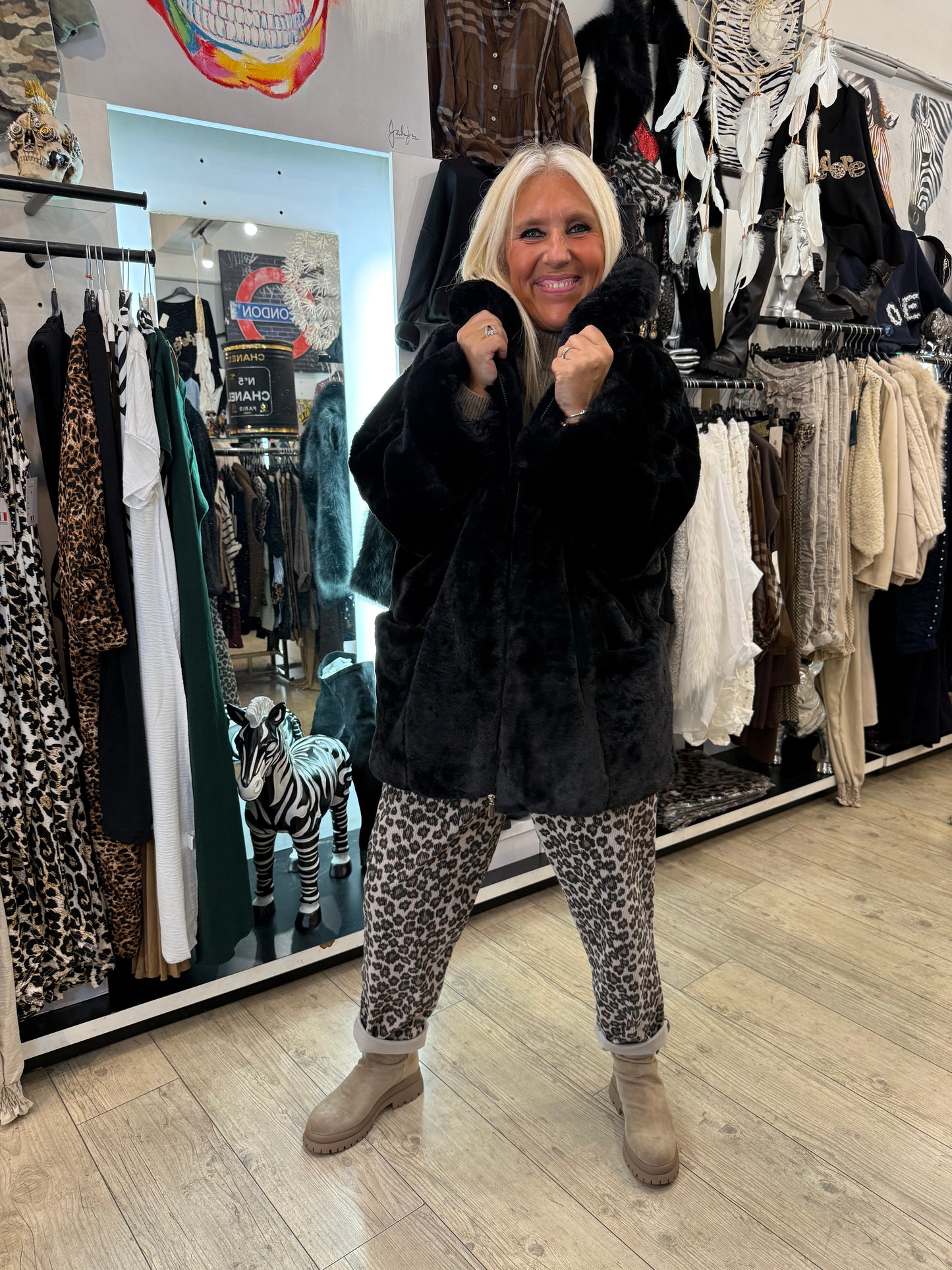 Pantalon velours Léo clair