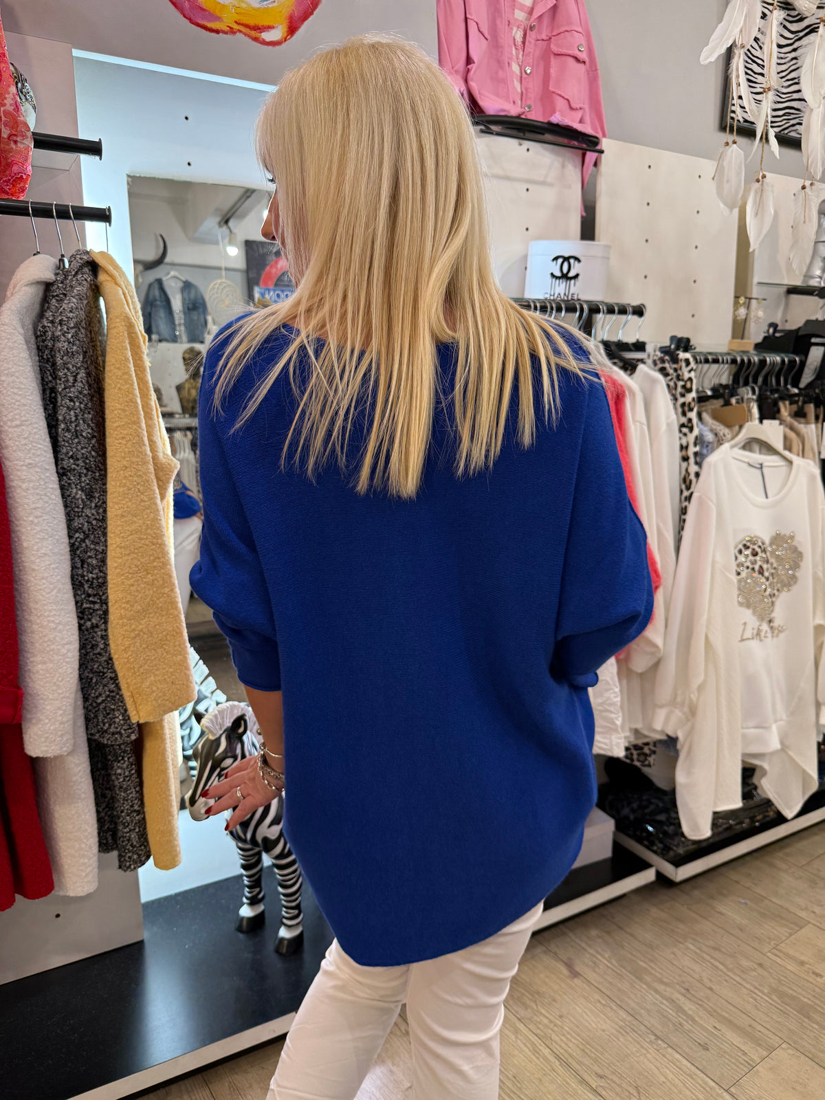 Pull zanzibar bleu elec