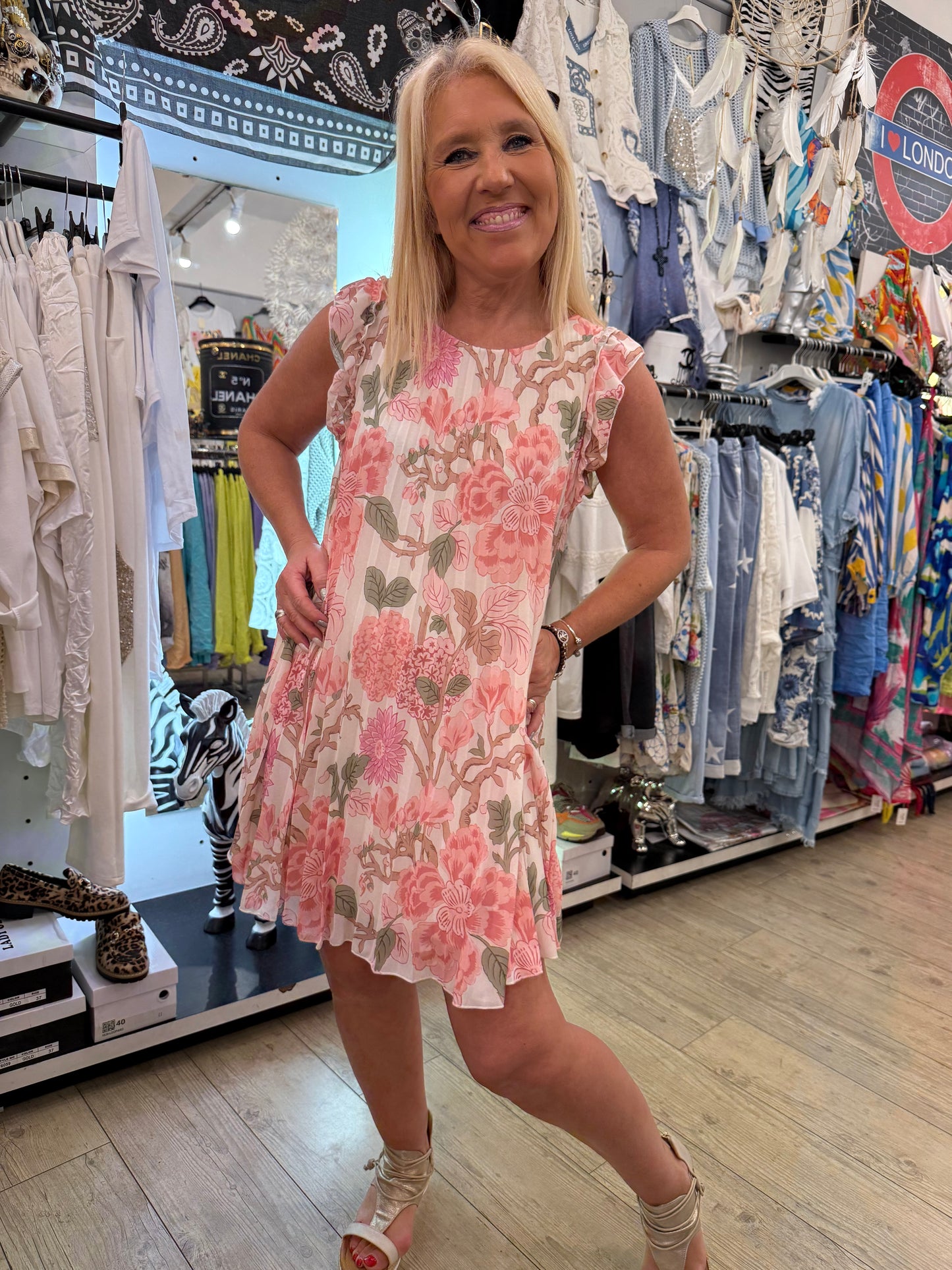 Robe fleurie pastel