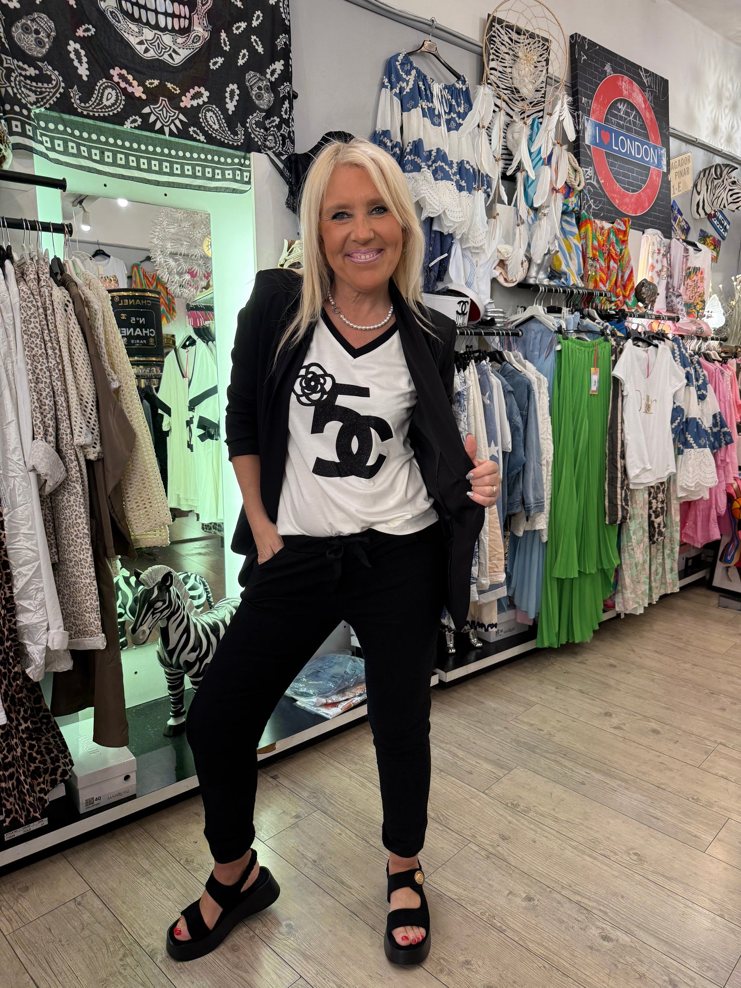 T shirt noir C