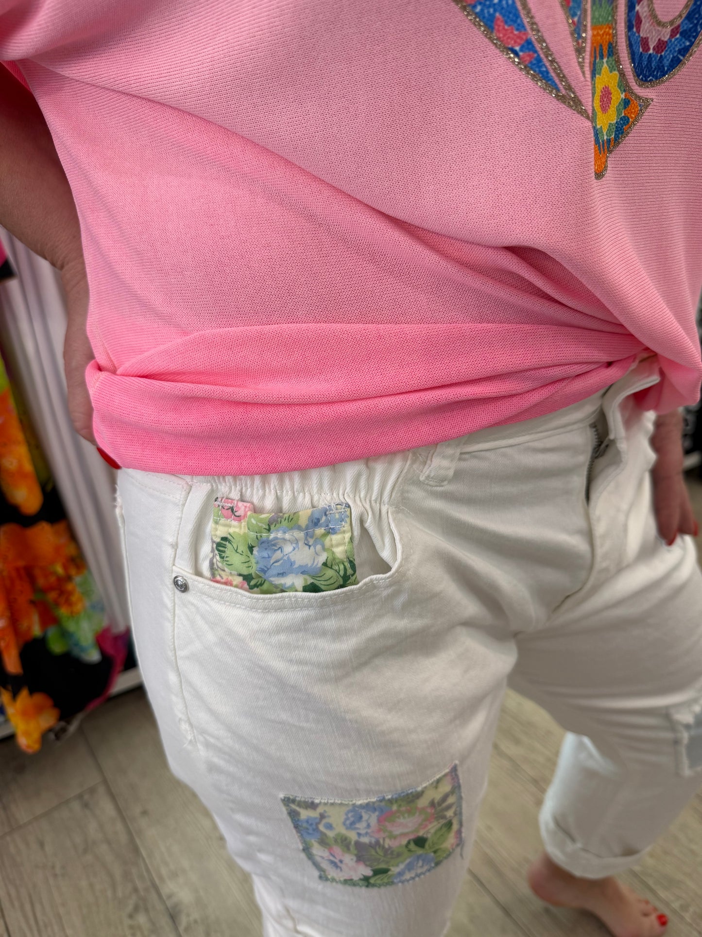 Pantalon blanc baya