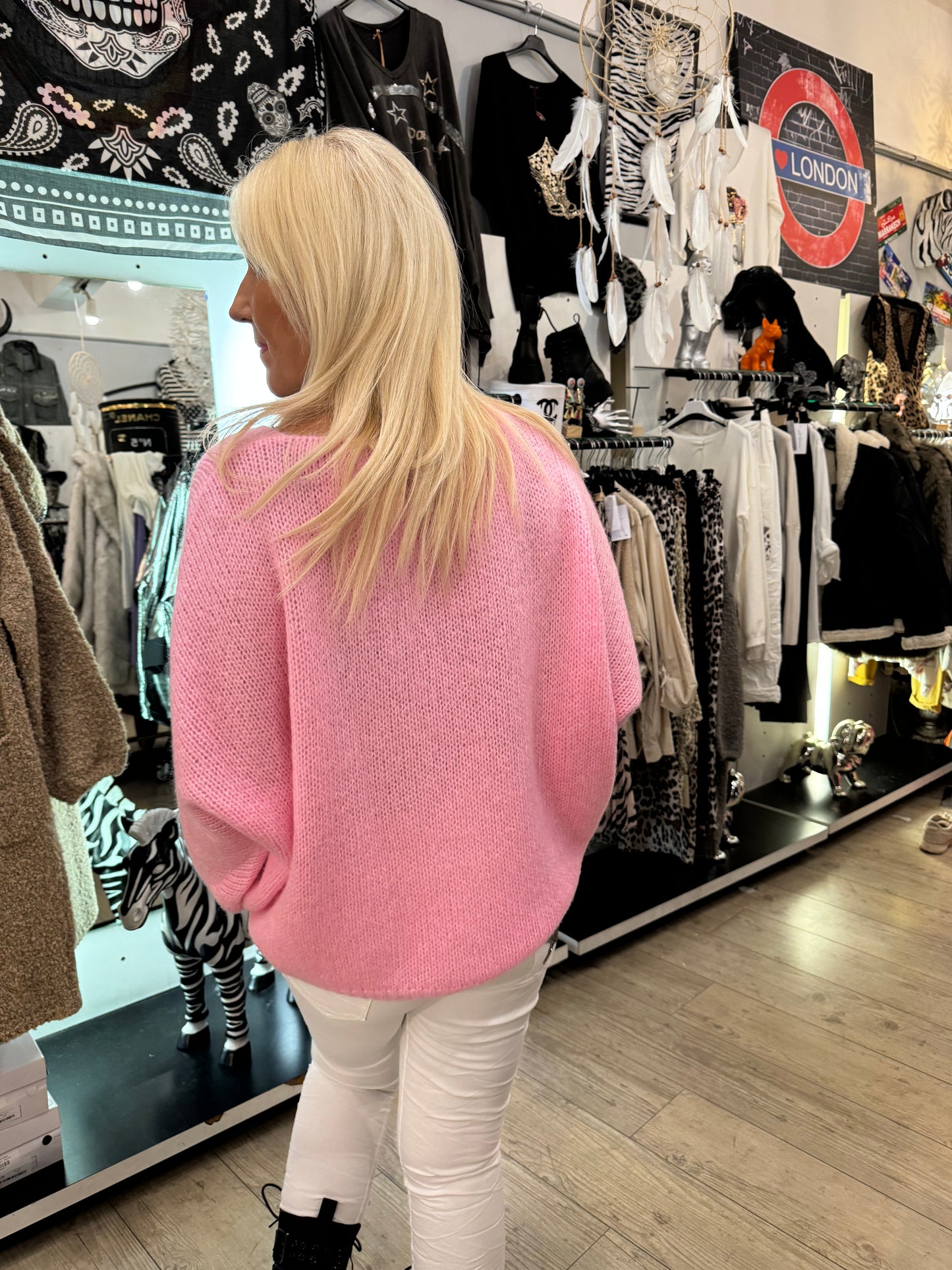 Pull chouchou rose bb