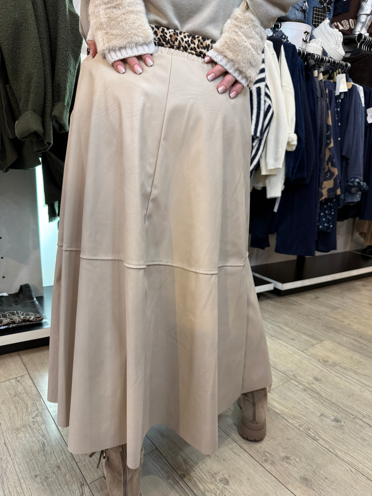 Jupe zanzibar gde taille beige