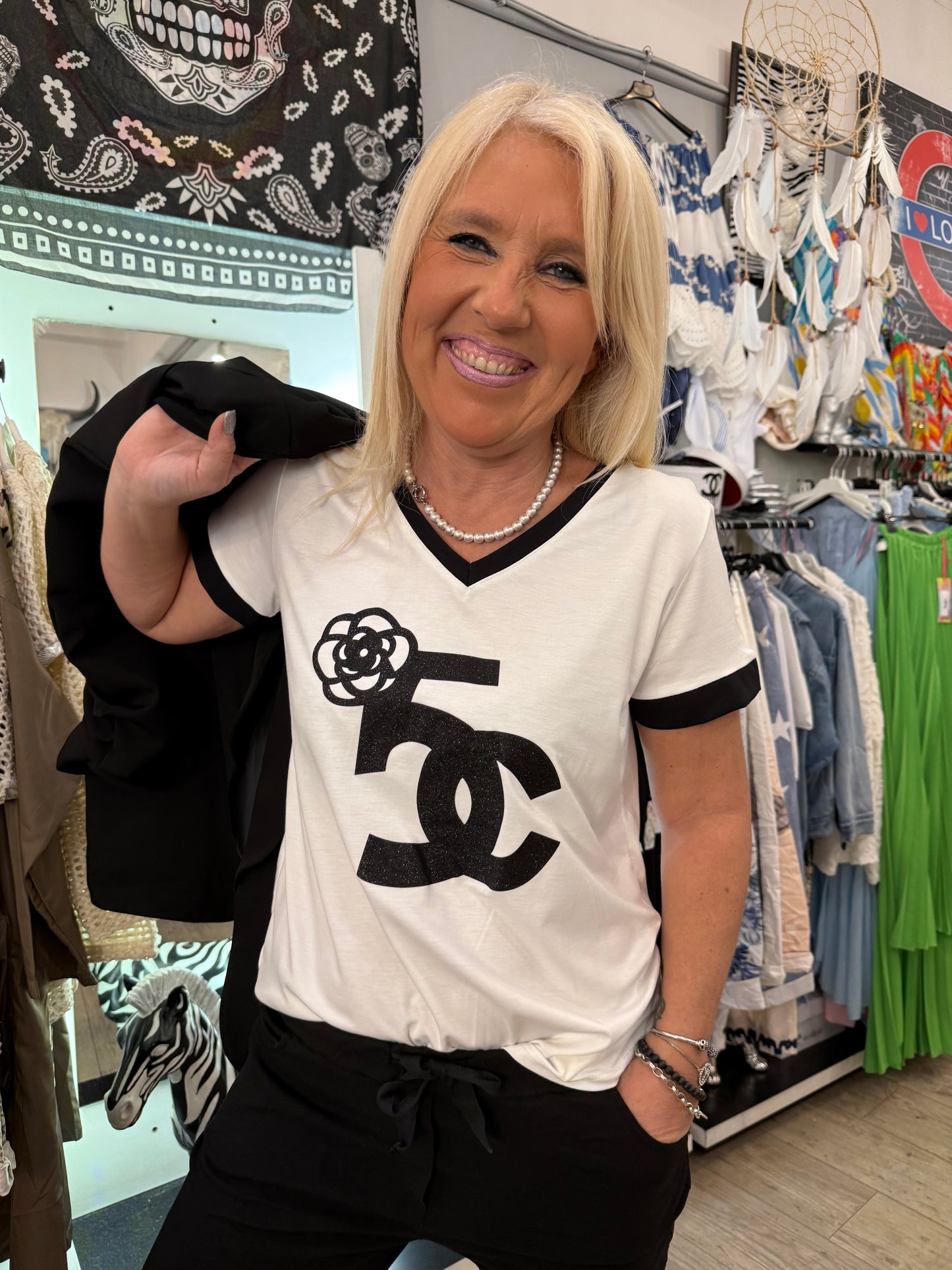 T shirt noir C