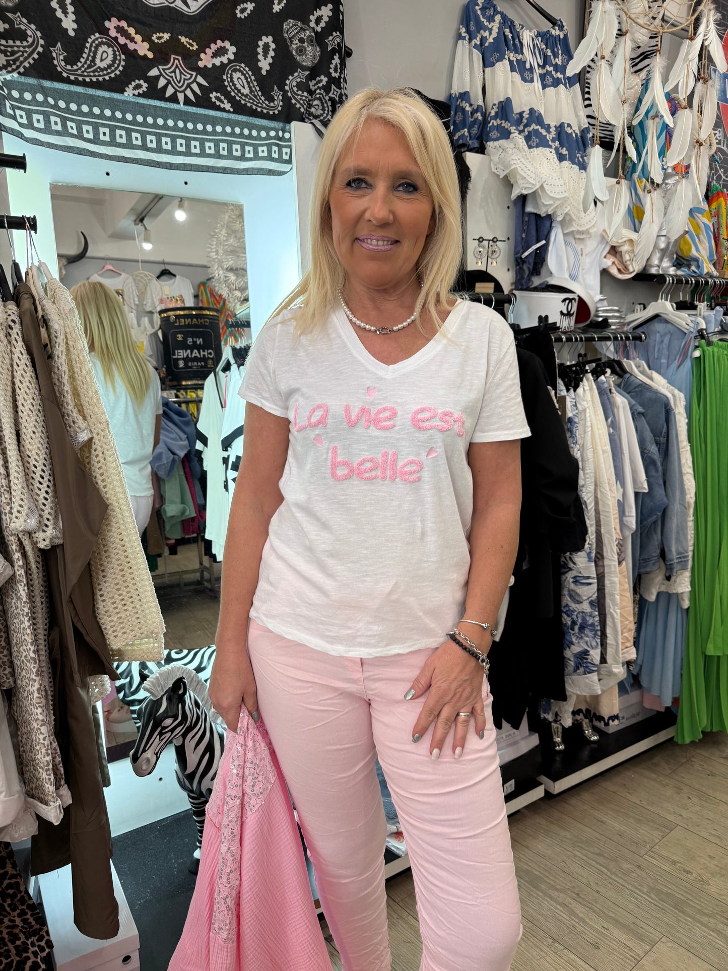 T shirt la vie est belle