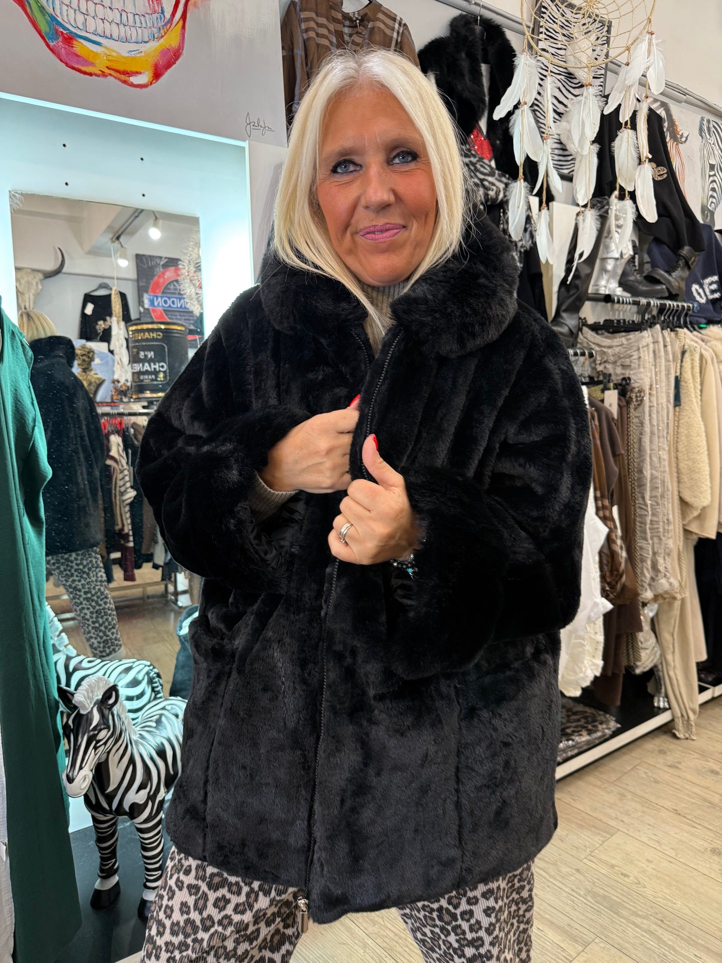Manteau Solange noir