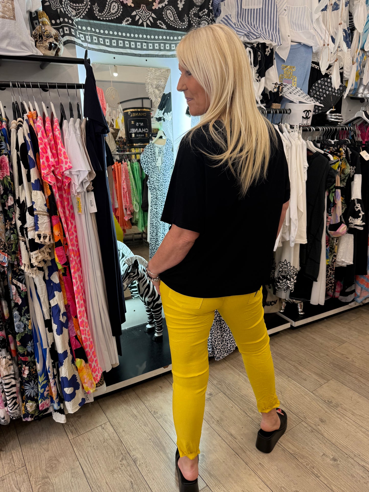 Pantalon magique safran