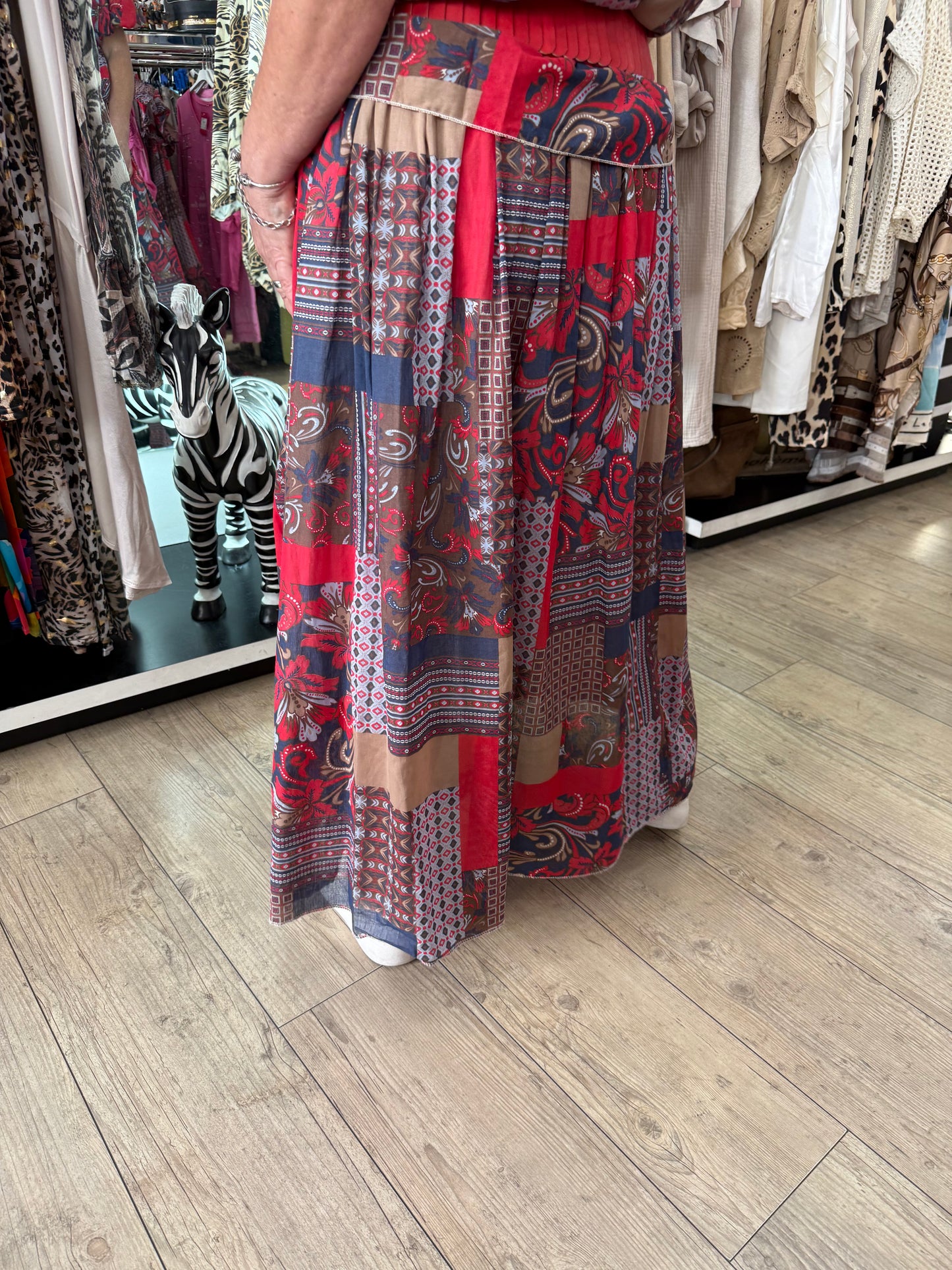 Jupe azya rouge