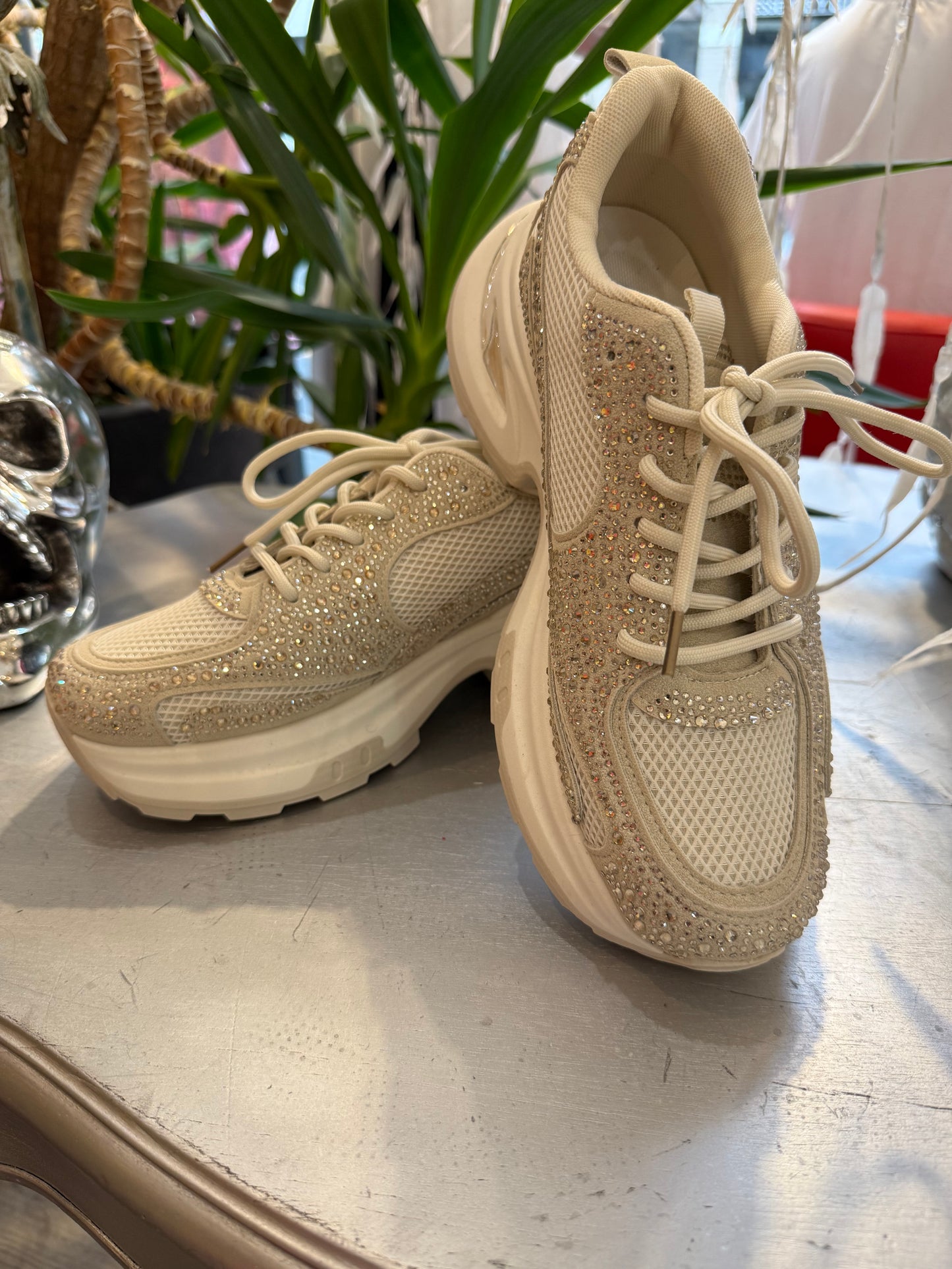 Baskets beige