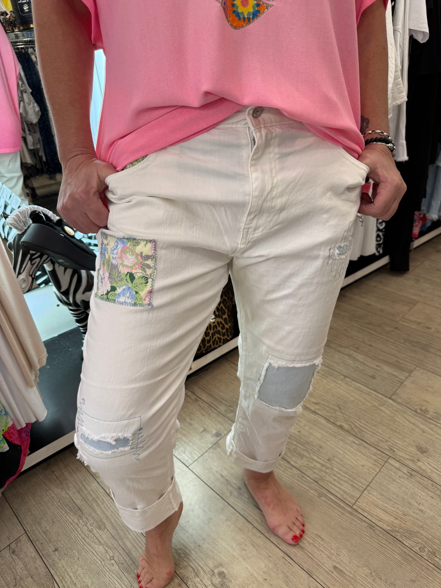 Pantalon blanc baya