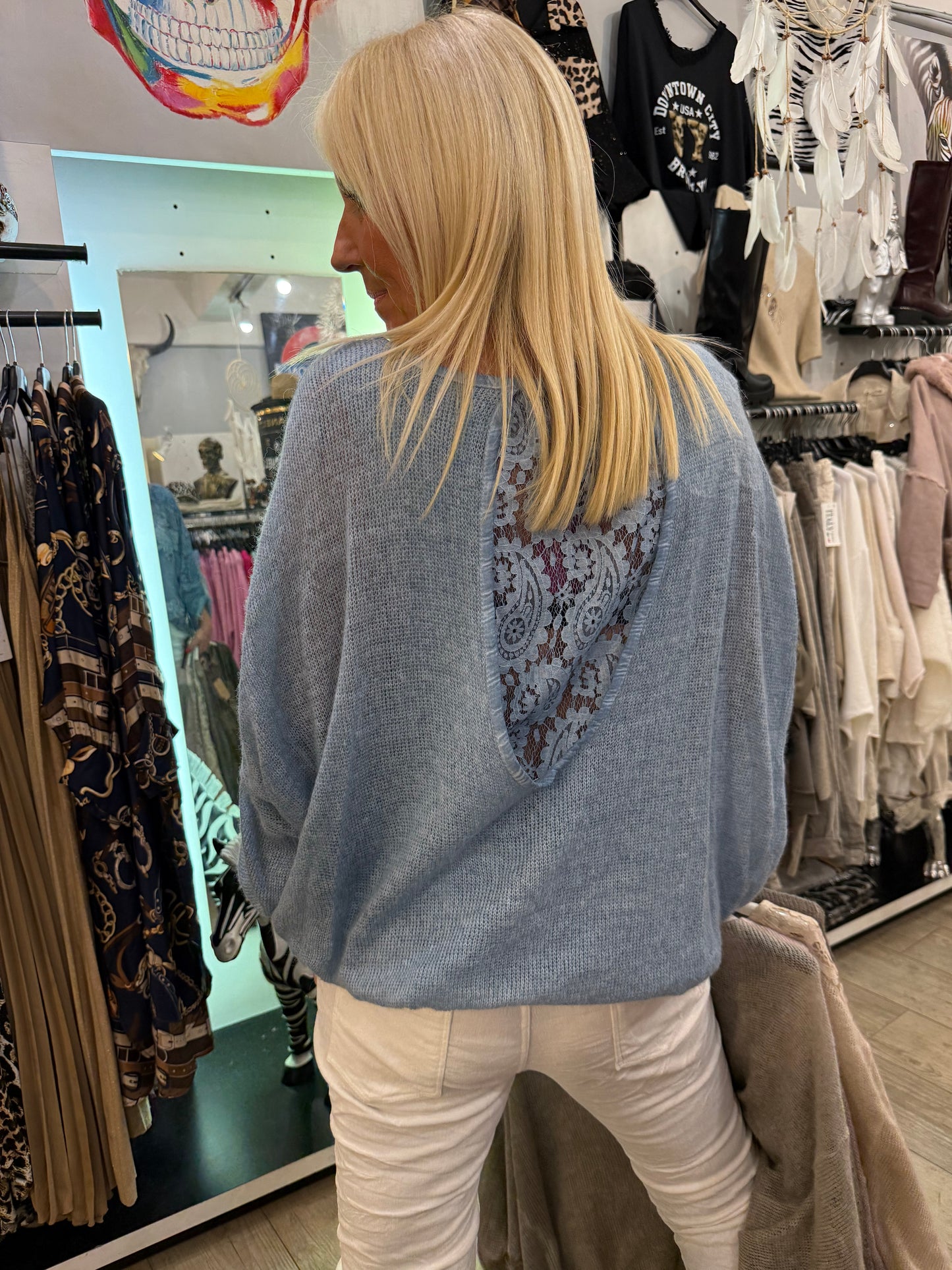 Tunique Armelle bleue