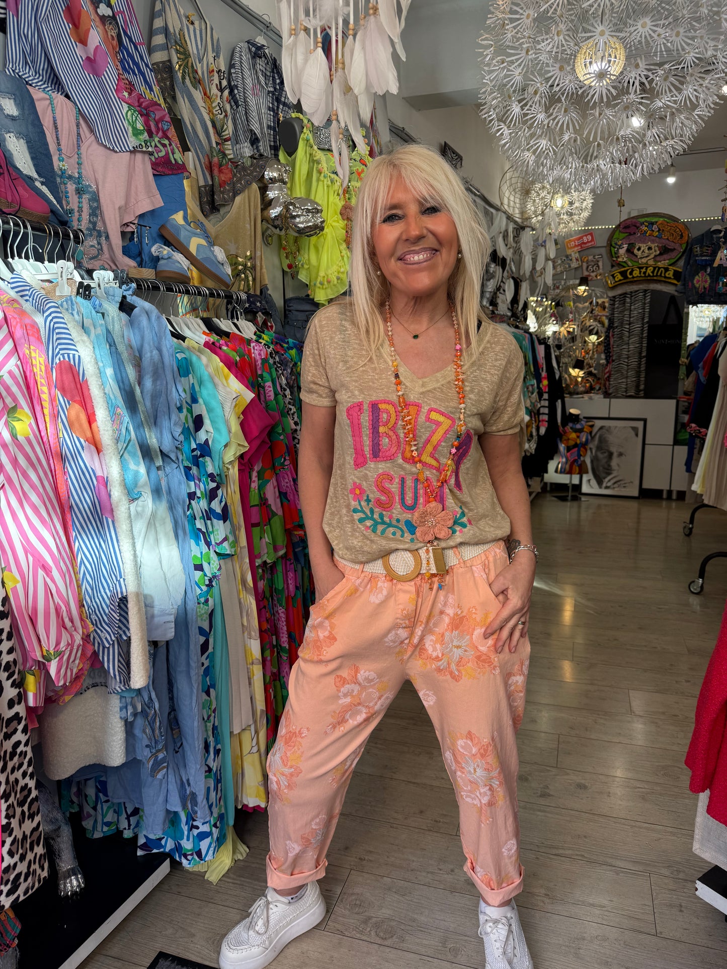 Pantalon Marbella orange
