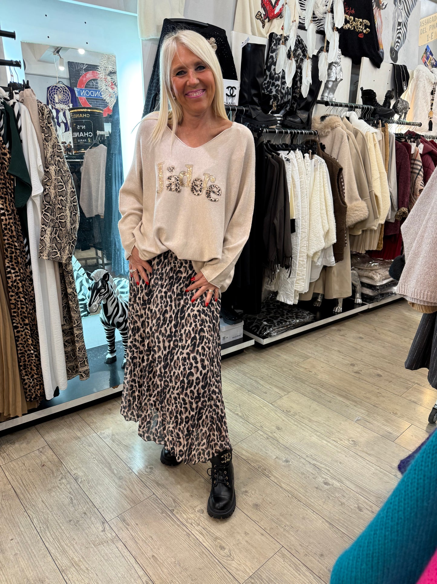 Pull j adore beige
