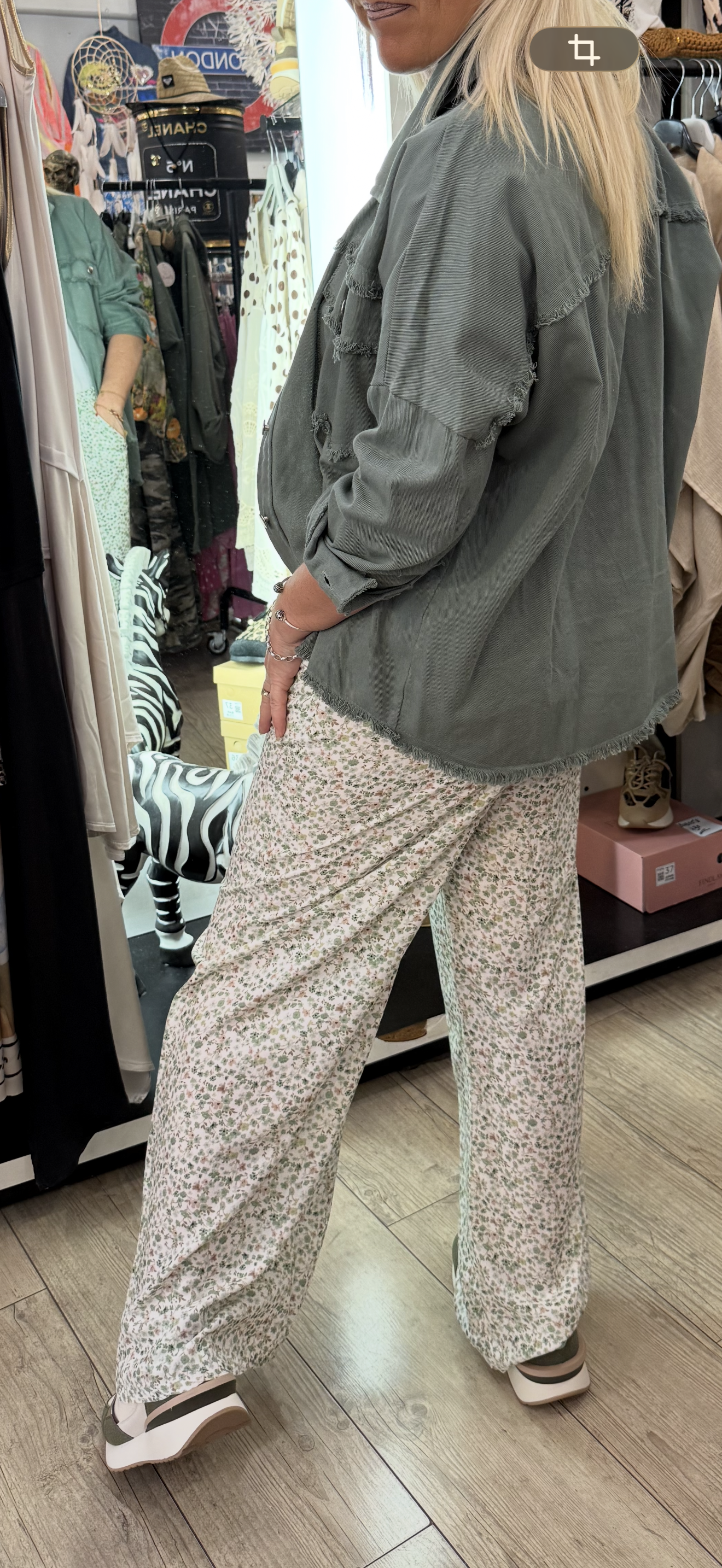 Pantalon Suzie kaki